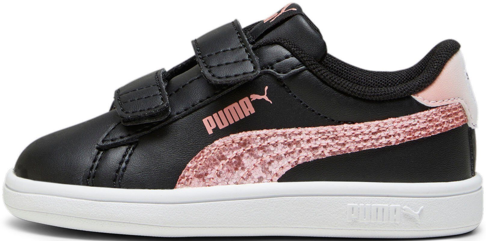 PUMA SMASH 3.0 L Sneaker STAR White PUMA V INF Smoothie-PUMA Black-Peach GLOW