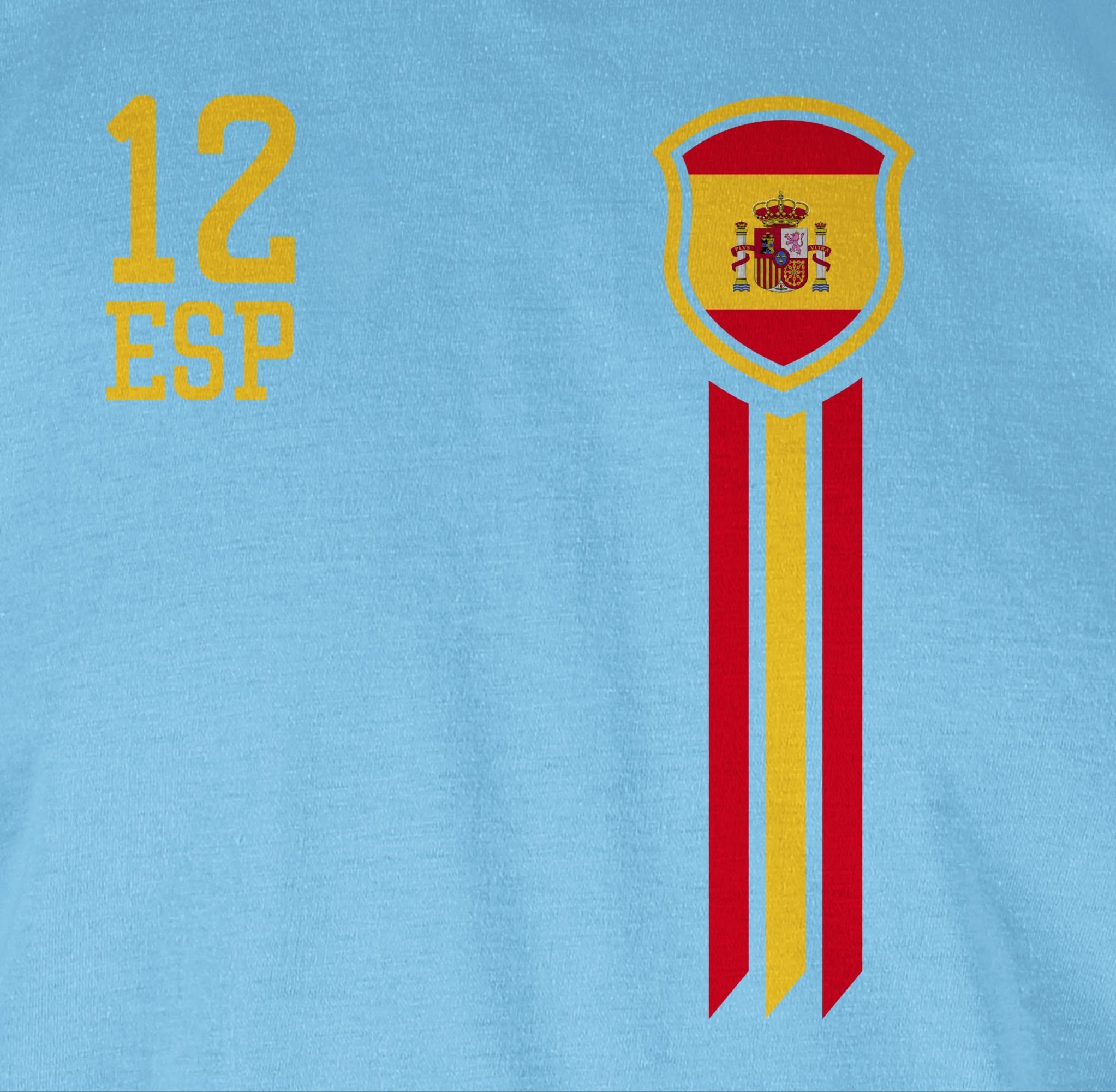 Shirtracer - T-Shirt Herren - Fussball EM 2024 Fanartikel - Kroatien Wappen  WM