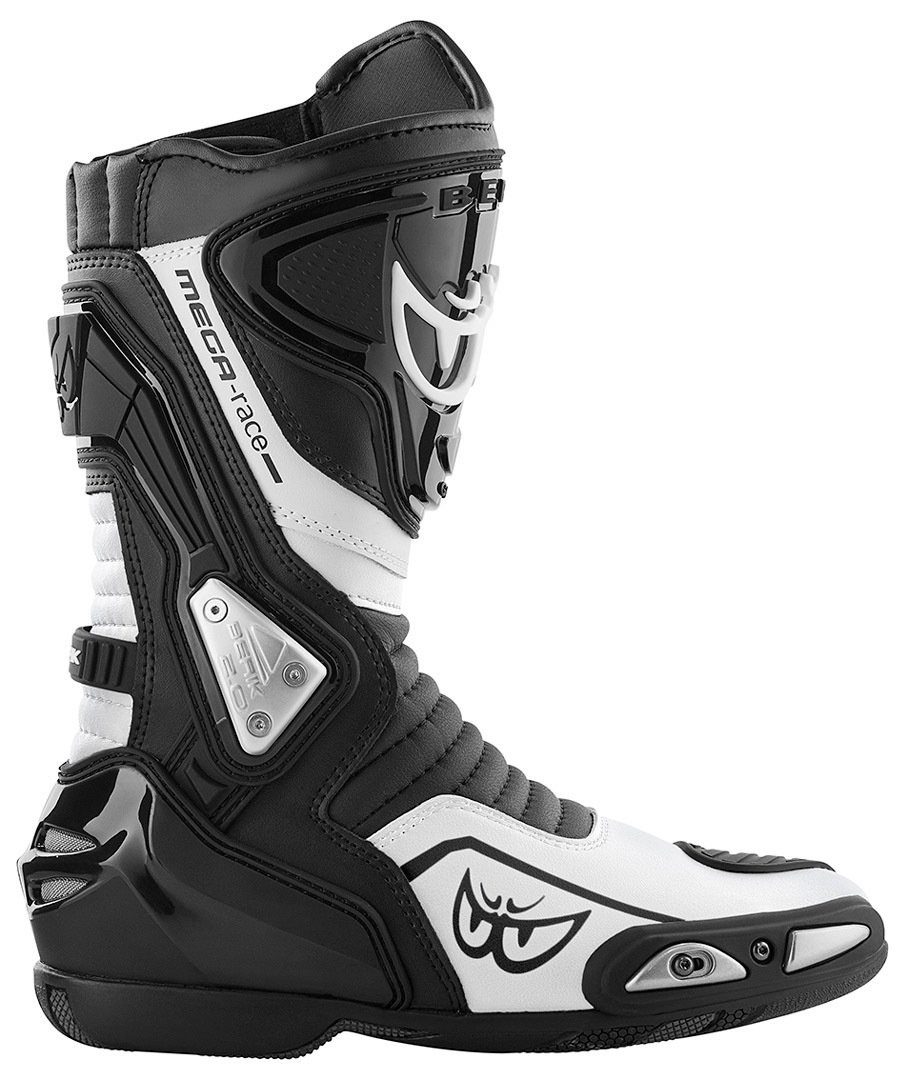 Berik Donington Motorradstiefel Motorradstiefel Black/White