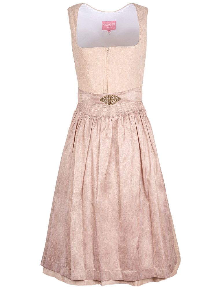 Krüger Madl Dirndl Dirndl Evi 70cm Länge beige