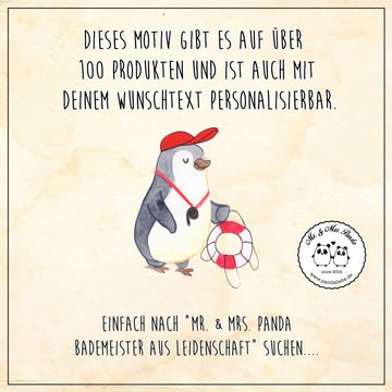 Mr. & Mrs. Panda Mauspad Bademeister Leidenschaft - Grau Pastell - Geschenk, Rettungsschwimmer (1-St), Rutschfest