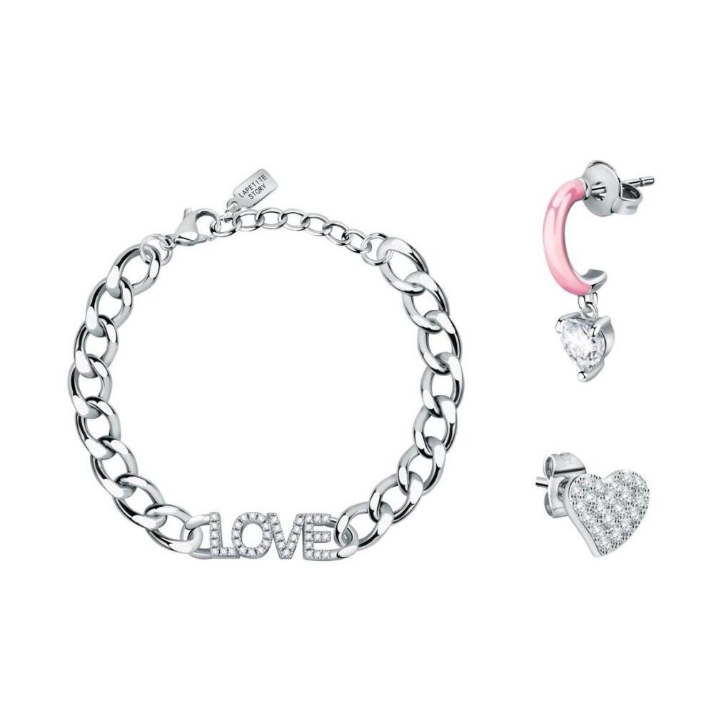Armband Pùvabný ocelový set perkù LPS05ASD41 (náramek, 2x single náunice)