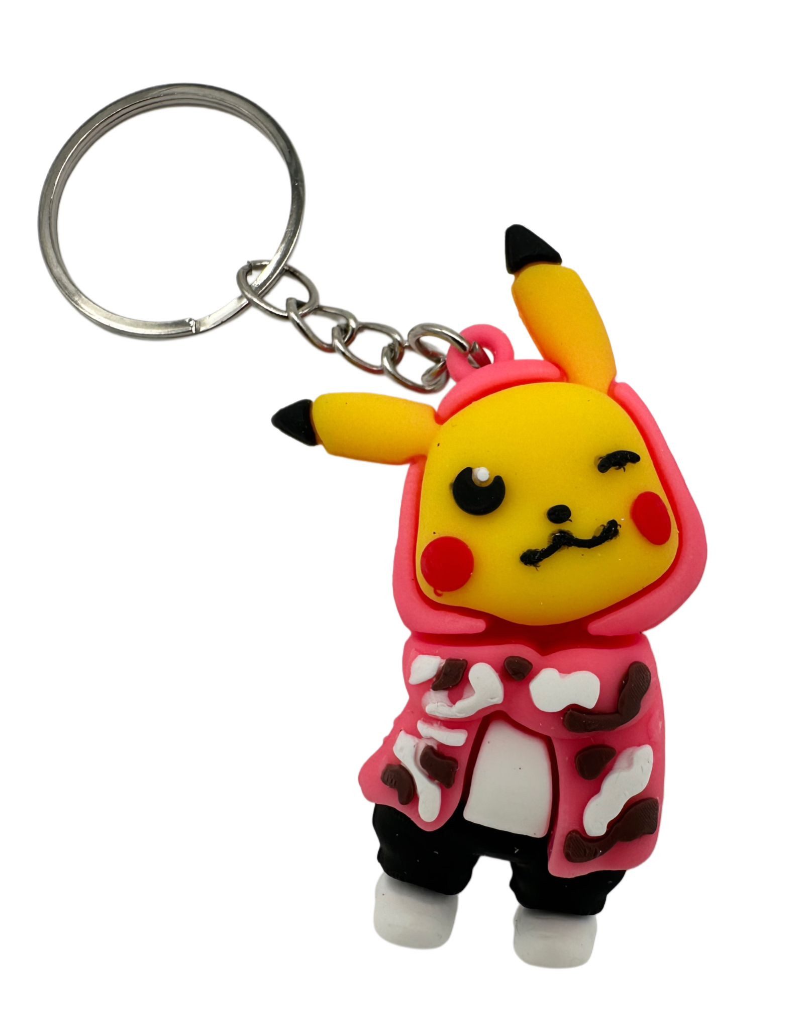 soma Schlüsselanhänger Schlüsselanhänger Pokemon Pikachu Mini Anhänger Geschenk Cartoon pink, Schlüsselanhänger Haustierschlüsselanhänger Geschenk Hund Frau Herren