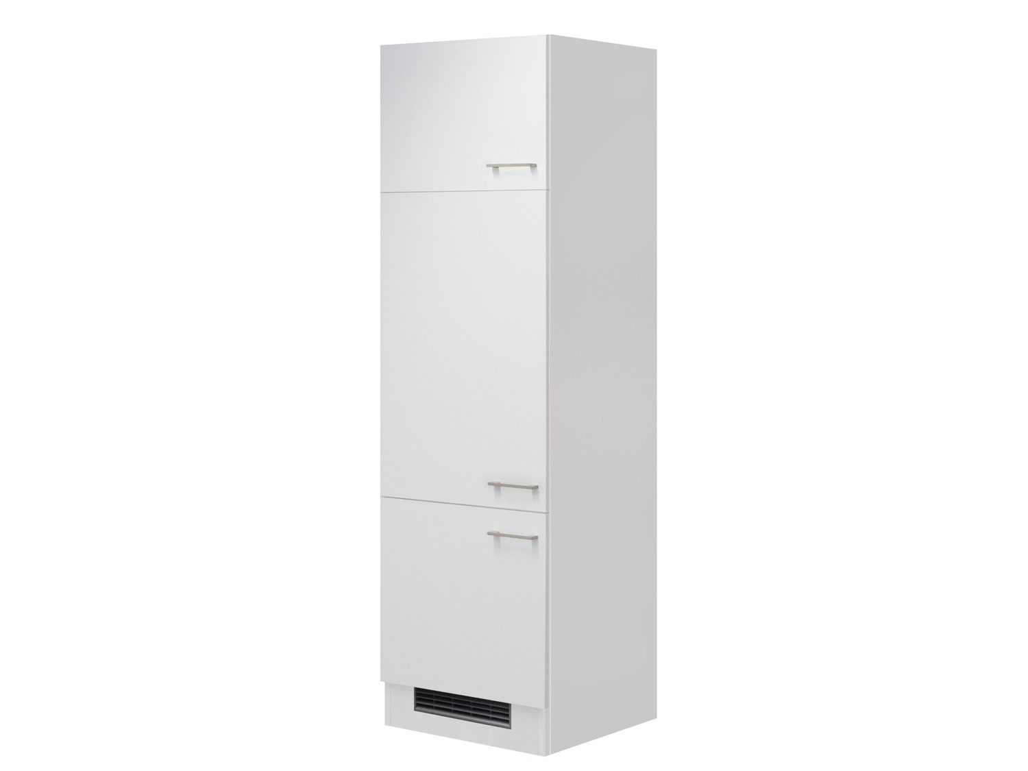 Flex-Well Kühlumbauschrank Geräteschrank für Kühlschrank - 60 cm breit - Weiß – Toska