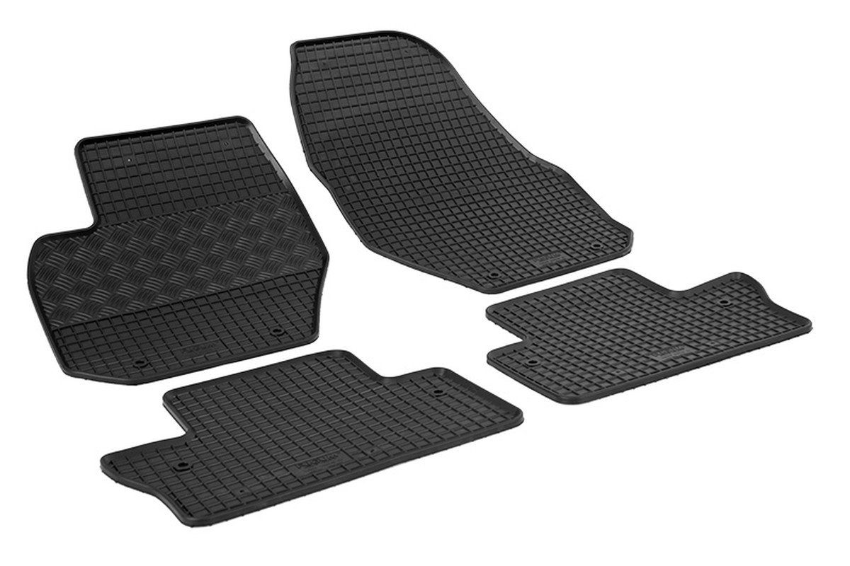 Gummi-Fußmatten Auto-Fußmatten für AZUGA 4-türer ab S60,V60 2010-6/2018, passend S60/V60 Stufenheck,5-türer für Volvo Volvo Kombi