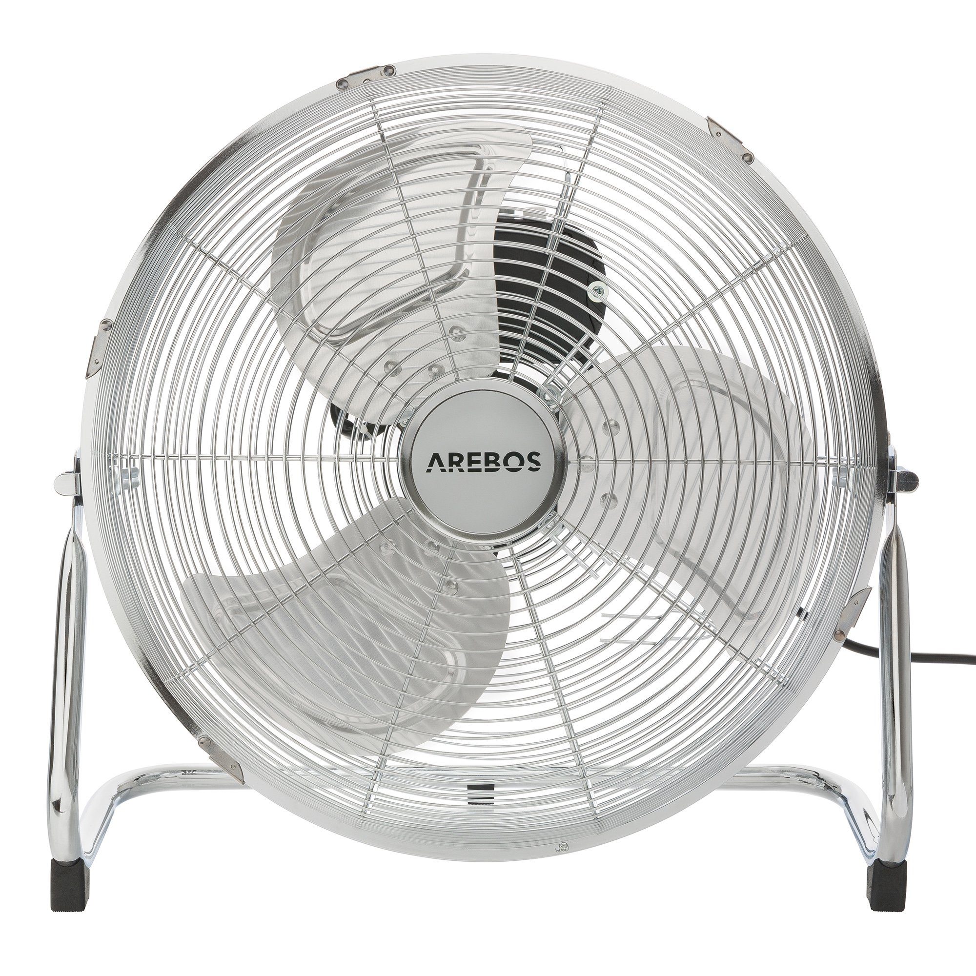 Arebos Bodenventilator 36 cm, Windmaschine Retro Stil, Ventilator, 70 W