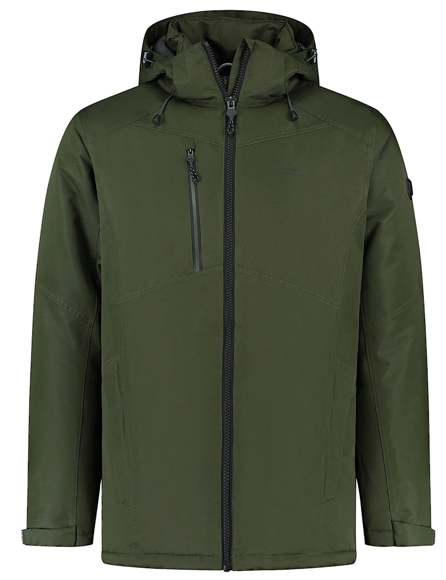 Kjelvik Winterjacke Vikas Outdoorjacke mit abnehmbarer Kapuze, winddicht, wasserdicht, warm