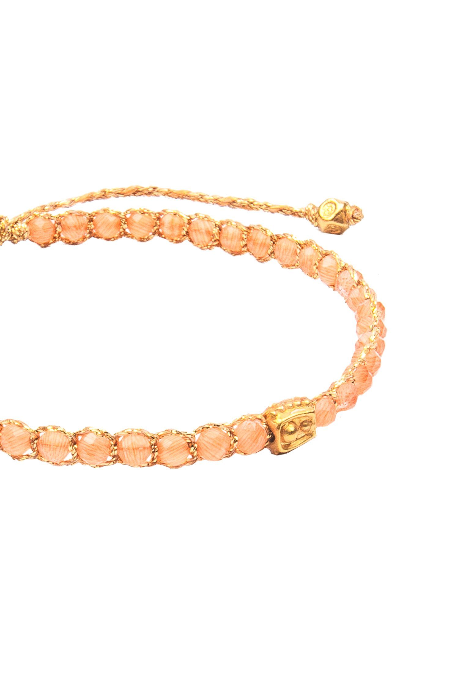 SAMAPURA Armband Leichtes Karneol Armband, Gold Faden (kein Set, 1-tlg) günstig online kaufen
