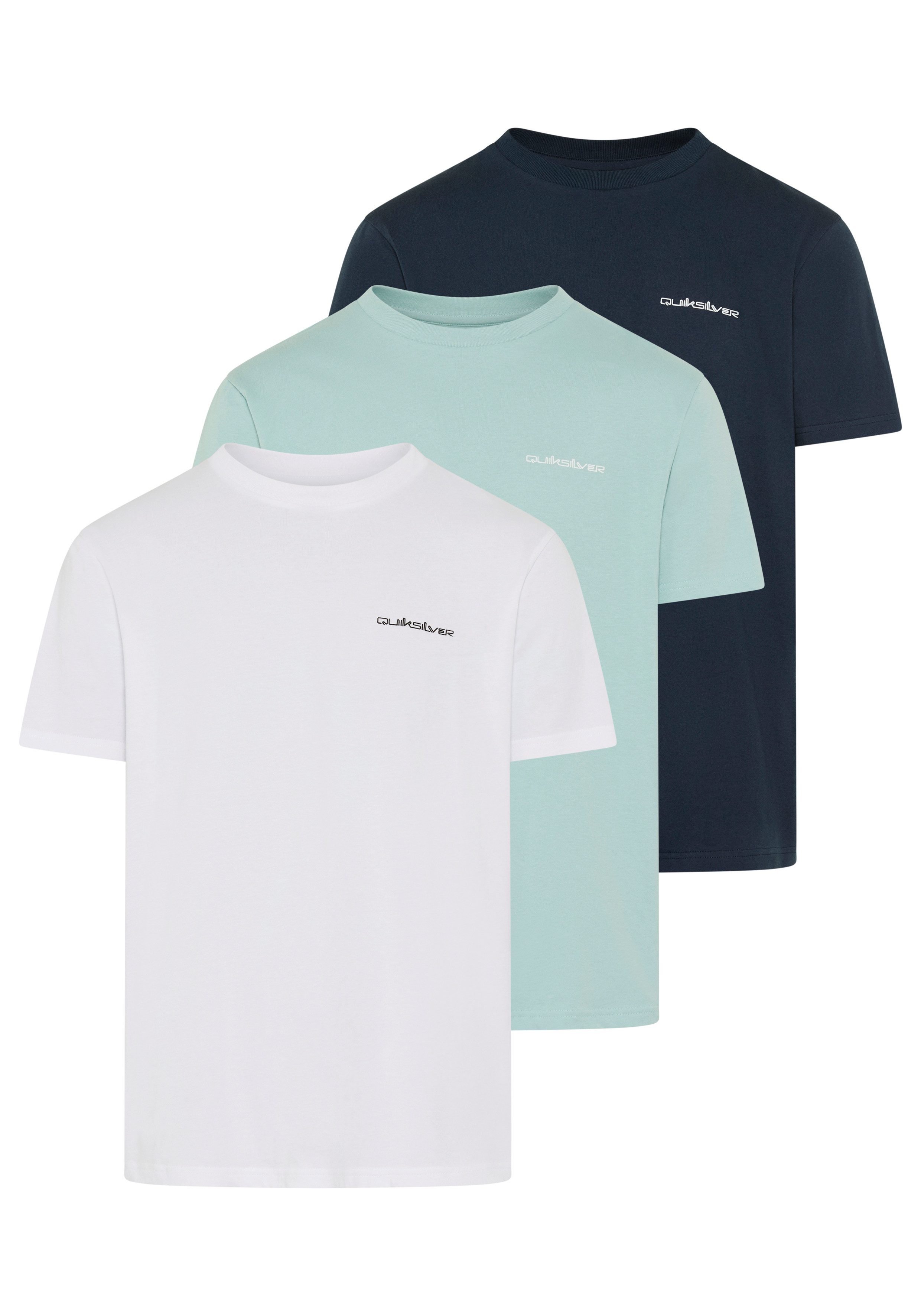 Quiksilver T-Shirt OMNI QS SHORT SLEEVE TEE PACK (3-tlg)
