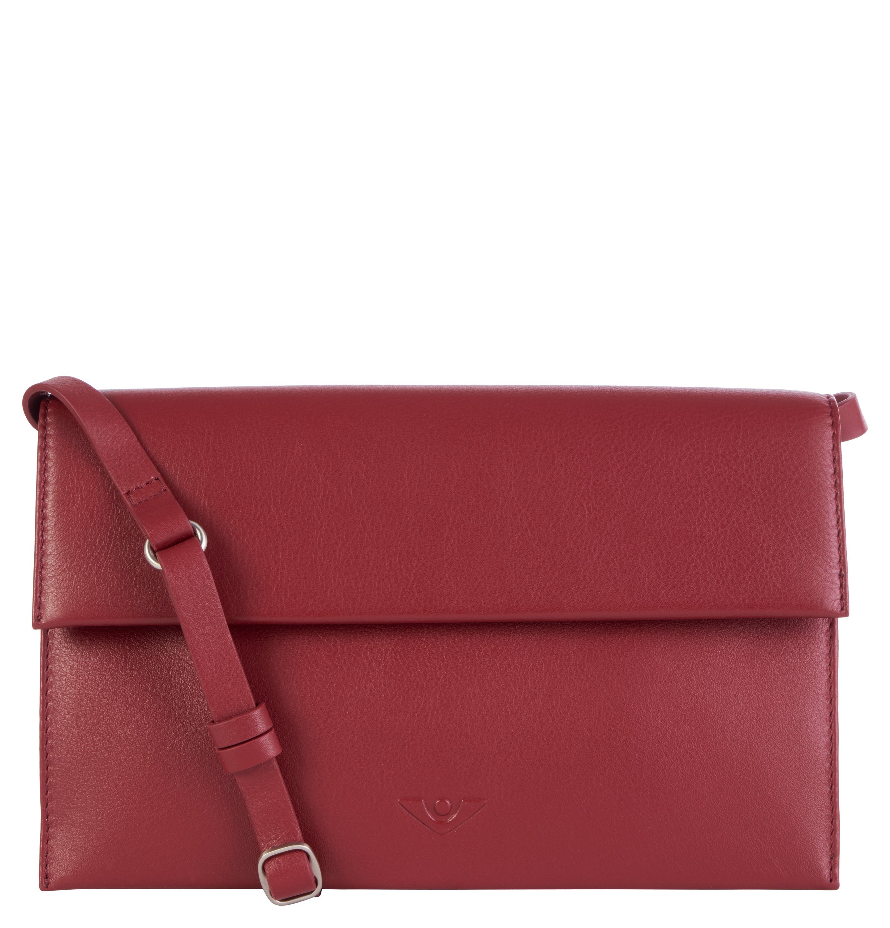 Voi Clutch »Soft«, Leder, Ausstattung Handyfach, Reißverschlussfach