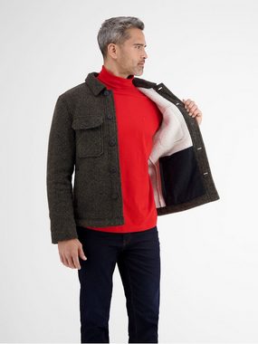 LERROS Outdoorjacke LERROS Overshirt-Jacket in kerniger Wolloptik