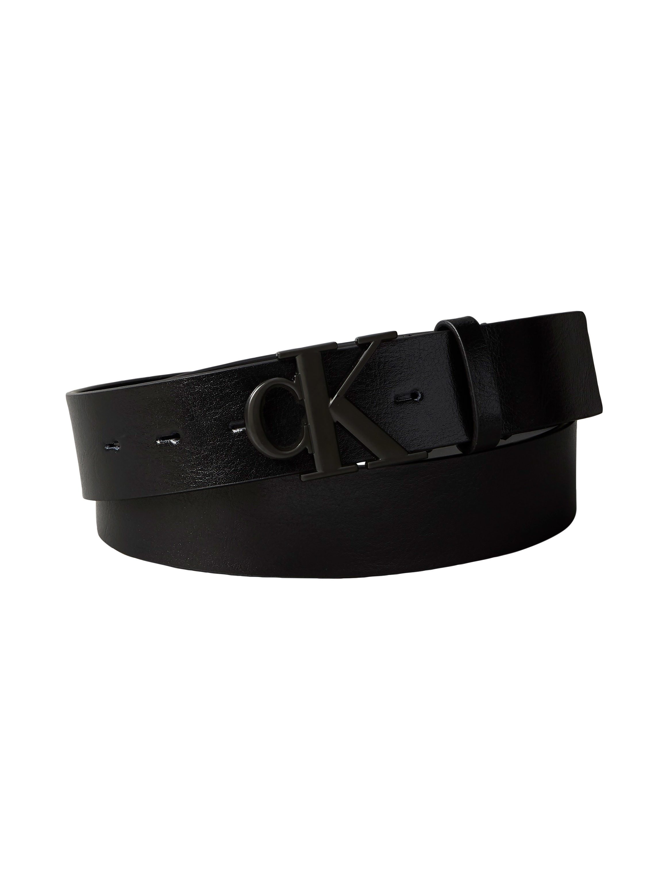 Calvin Klein Ledergürtel MONOGRAM BUCKLE 35MM Größenverstellbar günstig online kaufen