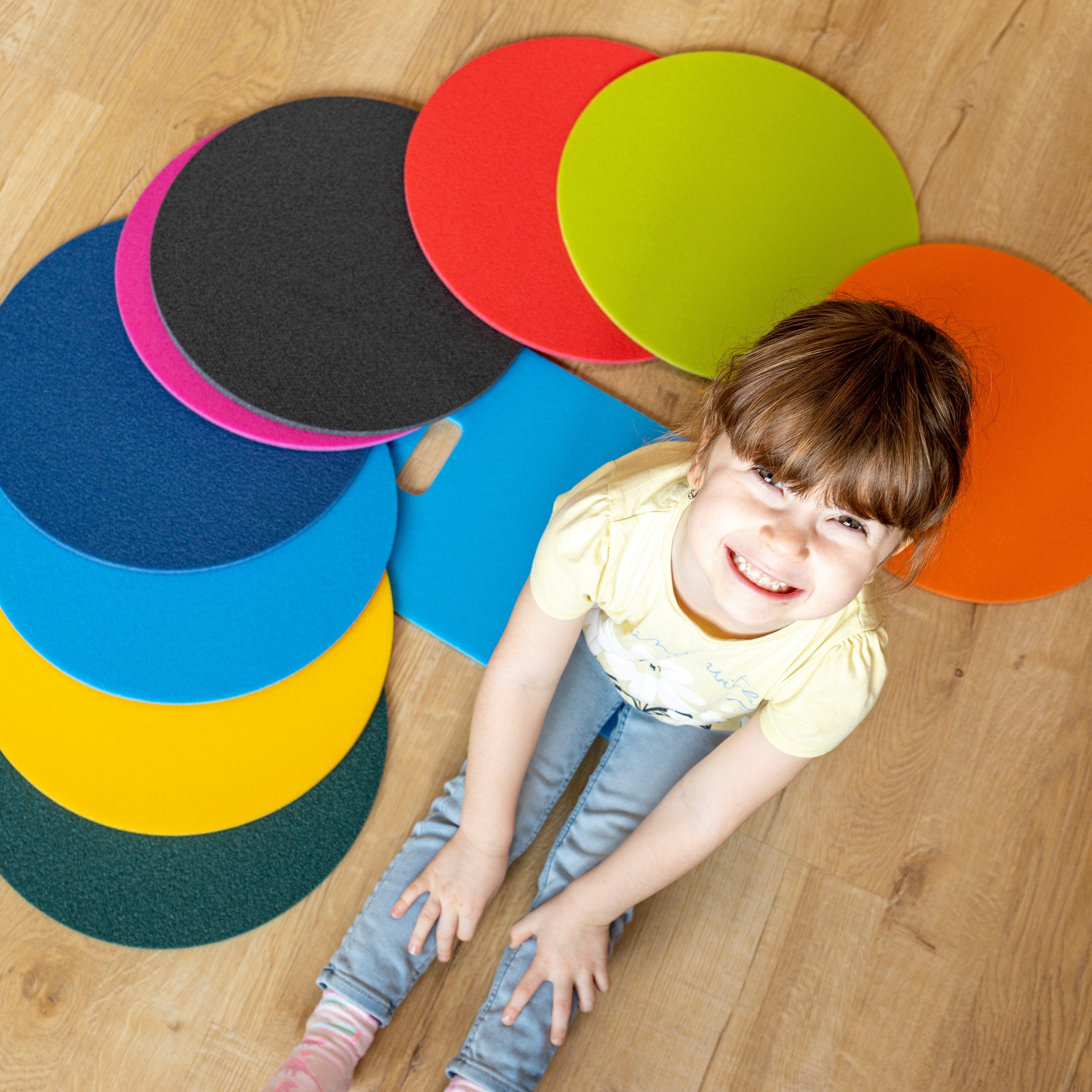 Yate Thermositzkissen Yate Set 18 Stück Schaumstoff Sitzkissen Regenbogenfa günstig online kaufen