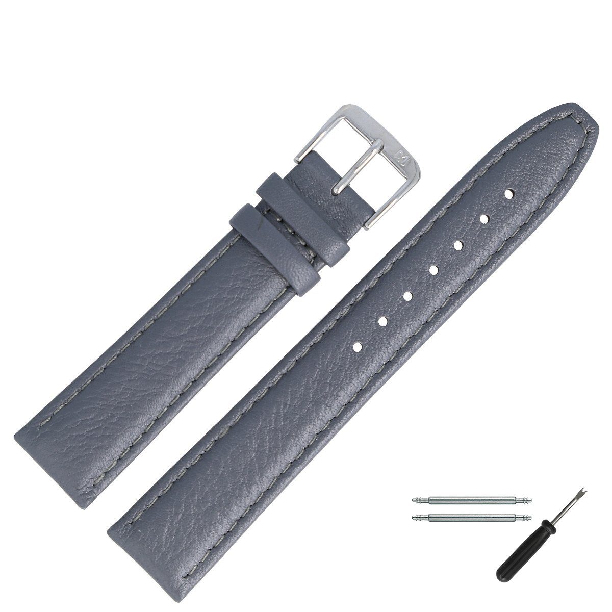 MARBURGER Uhrenarmband 18mm Leder