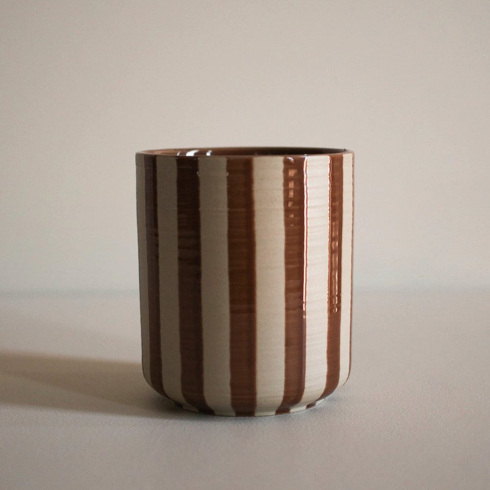 dbkd Dekoobjekt Schale Line - stripe nougat günstig online kaufen