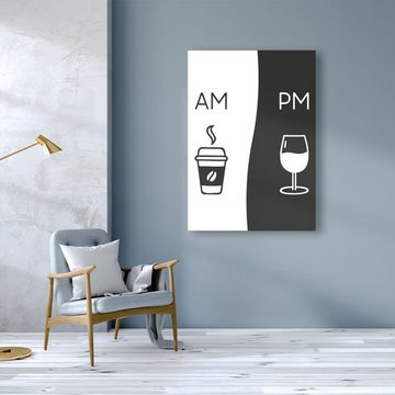 ArtMind XXL-Wandbild AM to PM, Premium Wandbilder als Poster & gerahmte Leinwand in 4 Größen, Wall Art, Bild, moderne Kunst