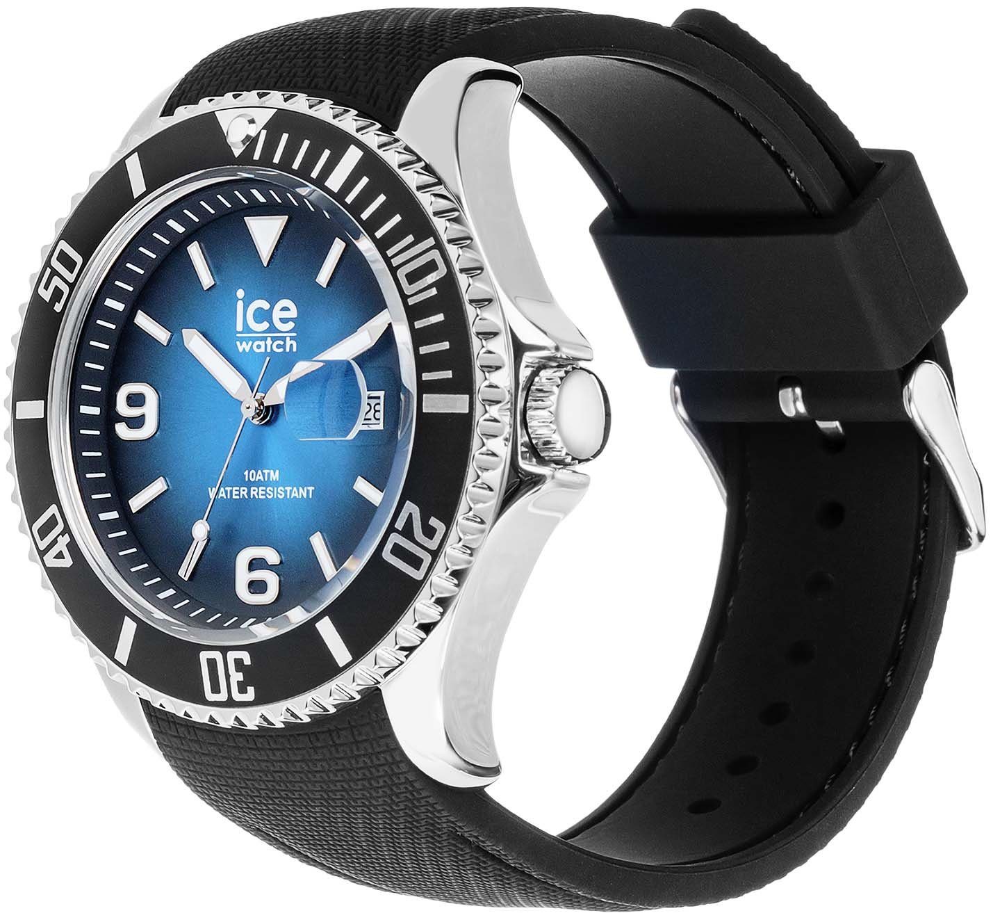 blue dunkelblau Quarzuhr L, 020342 ICE steel- ice-watch Deep
