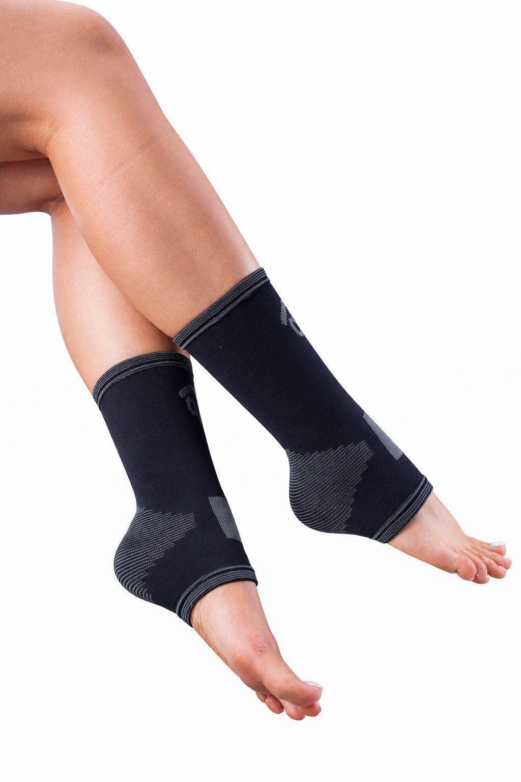 Lorey Medtec Fußbandage 1 Paar Sprunggelenkbandagen aus Viskose, nahtlos & atmungsaktiv