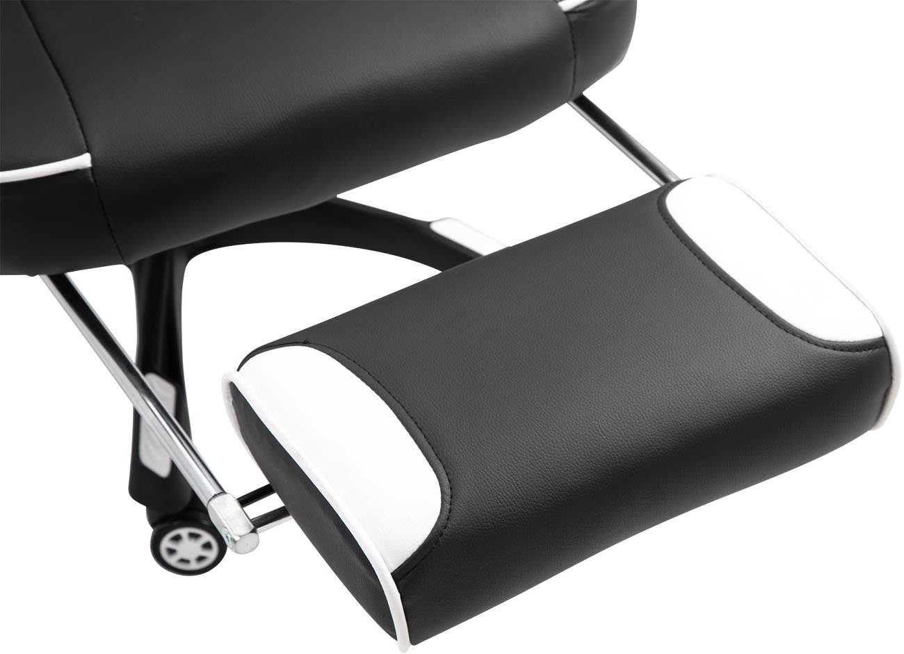 Tilos Kunstleder, und schwarz/weiß CLP höhenverstellbar Schreibtischstuhl drehbar