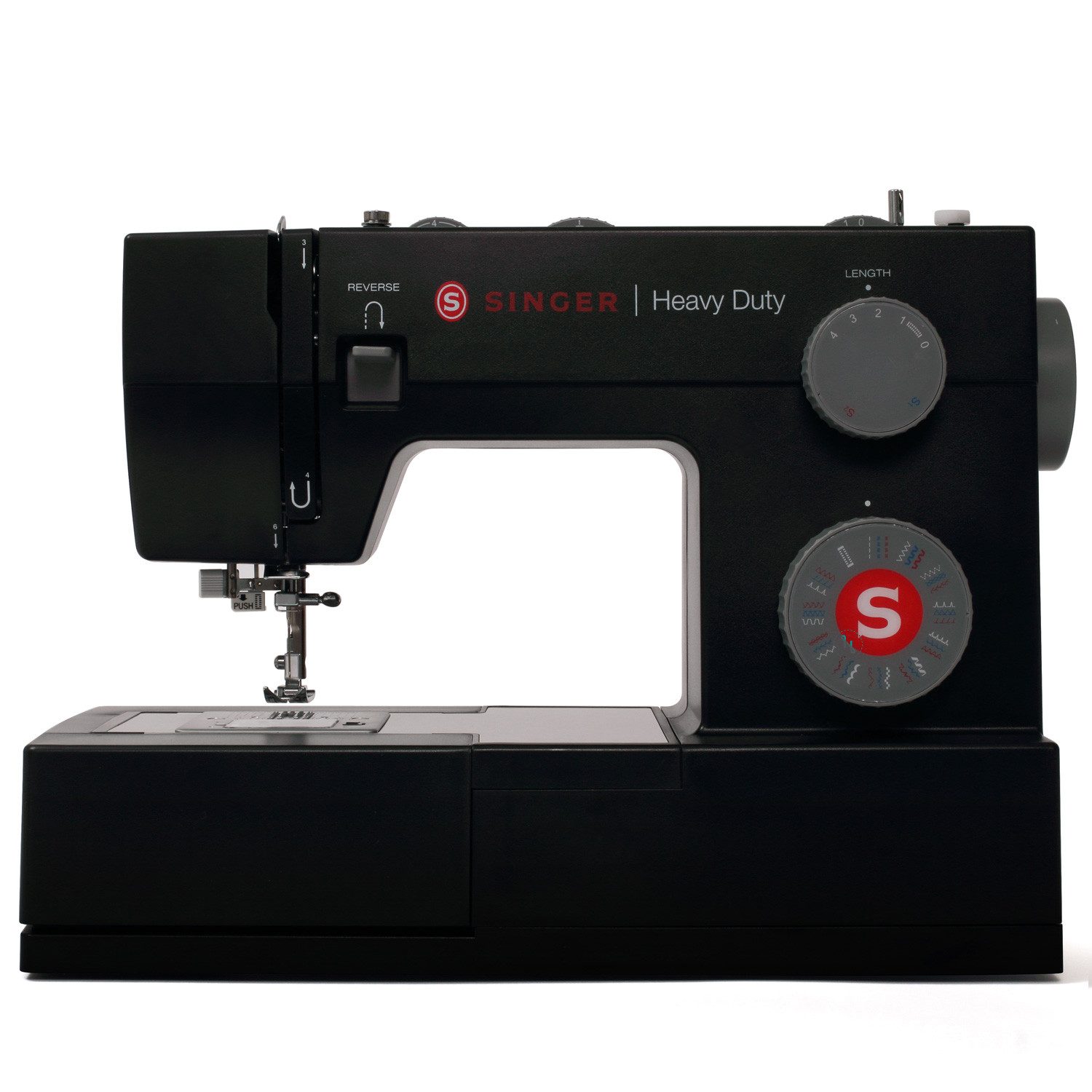 Singer Nähmaschine Heavy Duty Black 4432, 33 Programme