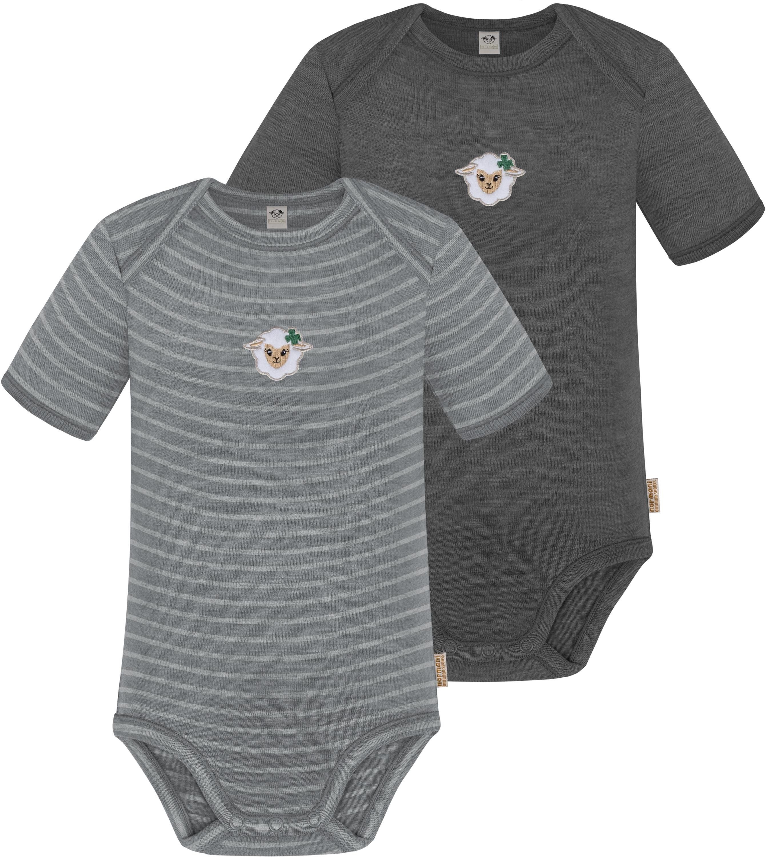 Kurzarmbody 2er Set Baby Merino Body Kurzarm Tauranga