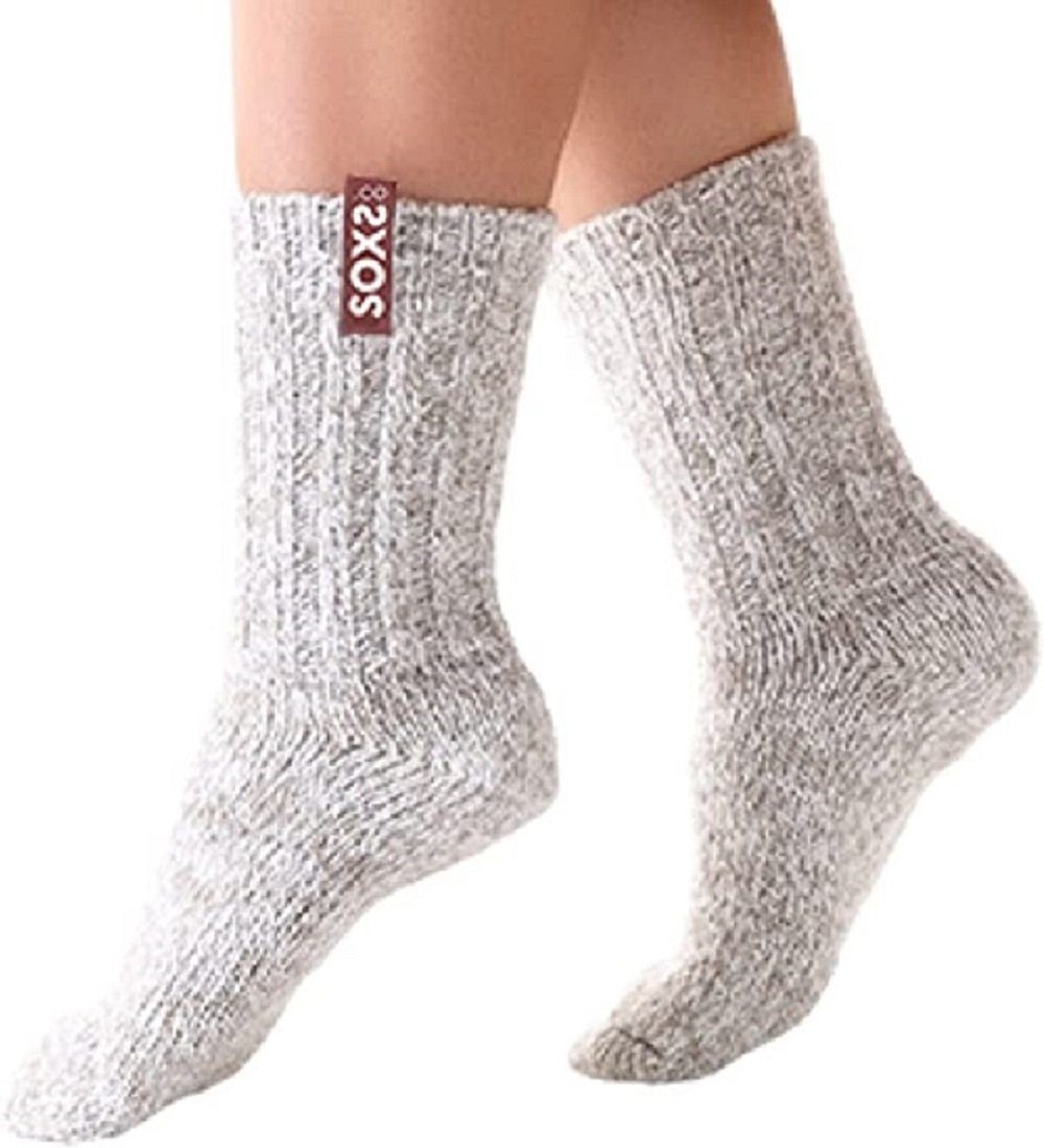 LK Trend & Style Socken von SOXS.CO KINDERSOCKEN mittel hoch anti-rutsch Anti-Kratz (1-Paar) EU Schuhgröße 30-34 Anti-Kratz Superweich Atmungsaktiv Unisex | Wintersocken