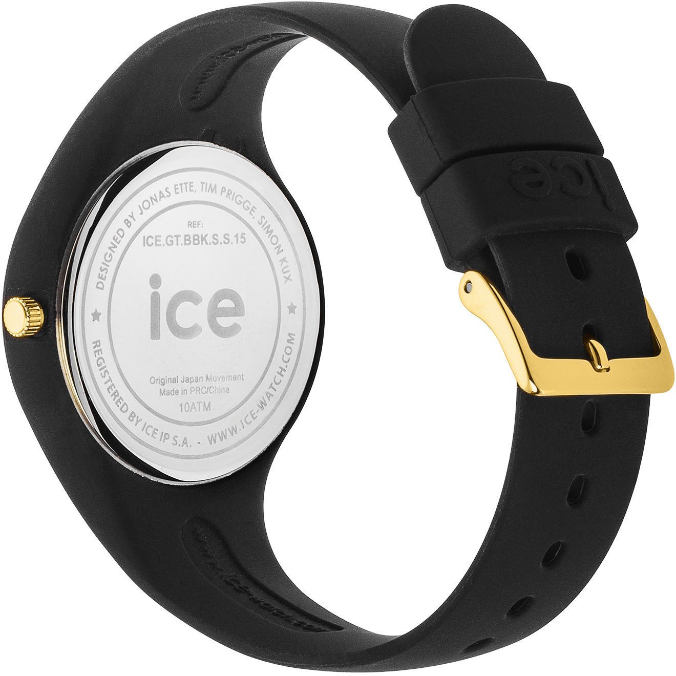 ice-watch Quarzuhr ICE glitter - S37 - 3H 024520, Armbanduhr, Damenuhr, Silikonarmband, analog