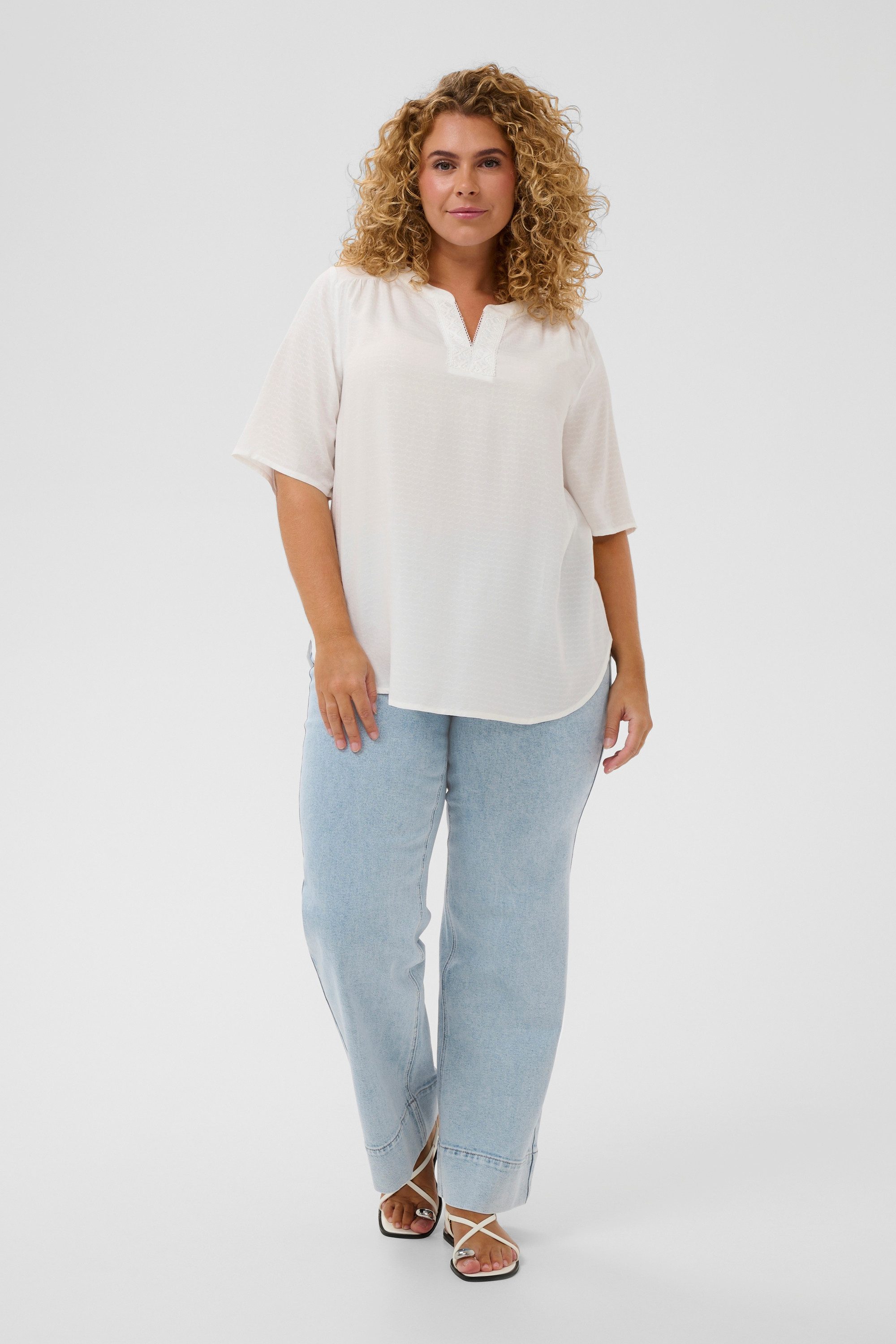 KAFFE Curve Regular-fit-Jeans Jeans KCmalia Große Größen