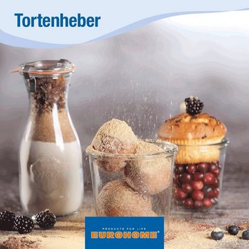 EUROHOME Tortenheber Tortenheber OLIVIA aus Edelstahl aufhängbar, Kuchenheber - Tortenheber mit Messer