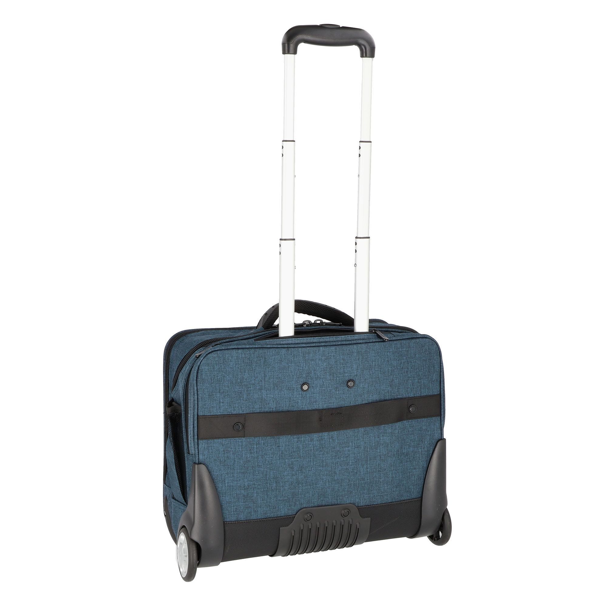 Dermata Business-Trolley, 2 Rollen, Polyester
