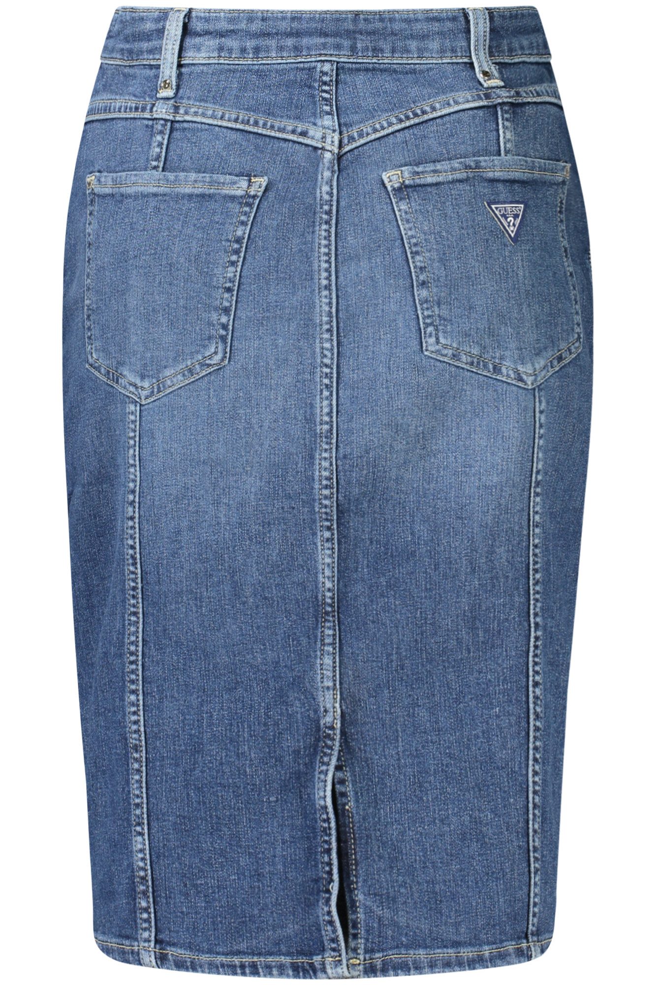 GUESS JEANS Jerseyrock Lange Damen-Jeansrock Blau: günstig online kaufen
