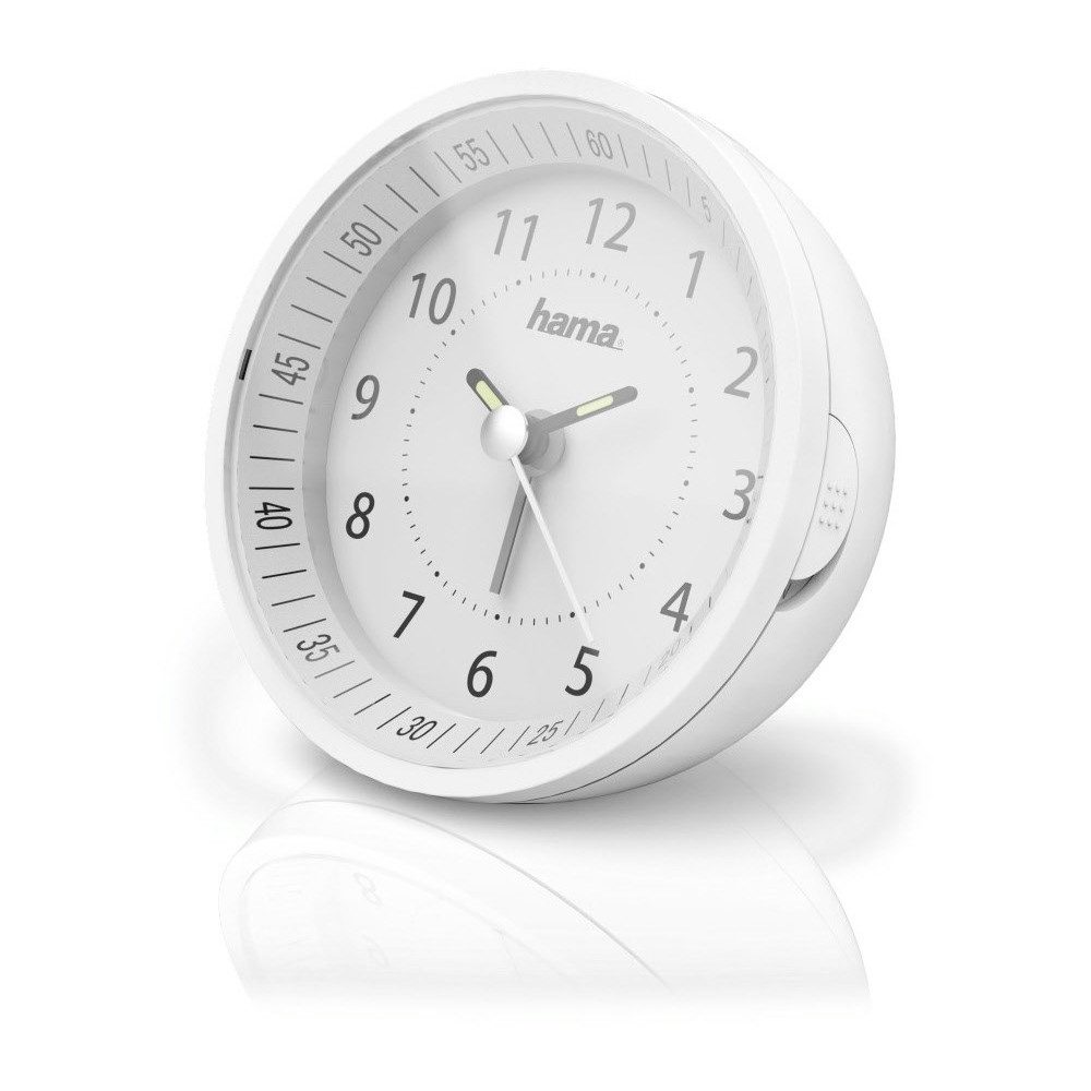 Hama Funkwecker Hama Roundly Funkwecker weiss – Wecker.