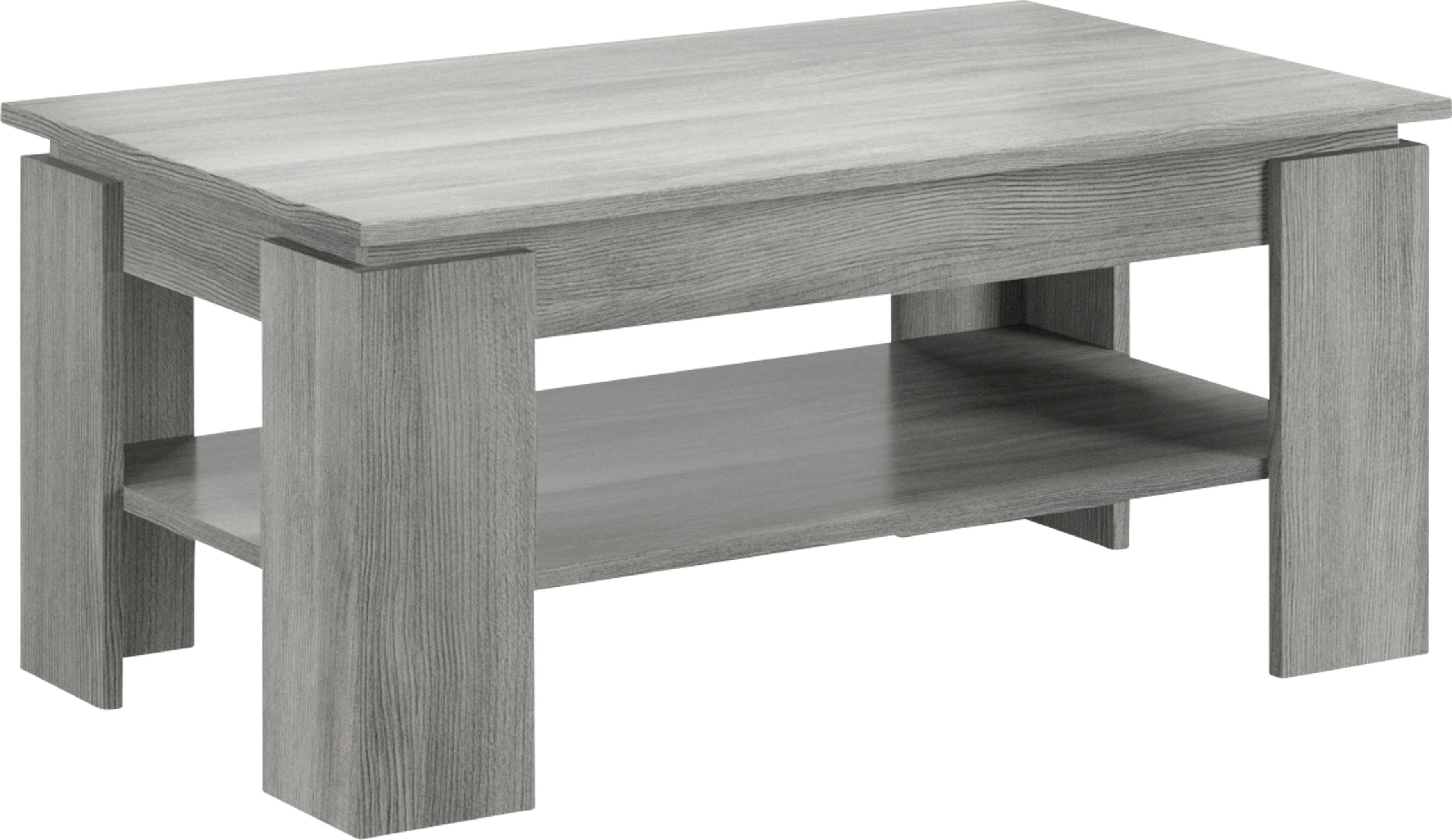 INOSIGN Couchtisch Kalmar, (100 x 60 cm) Rauchsilber NB | Rauchsilber NB | Rauchsilber NB