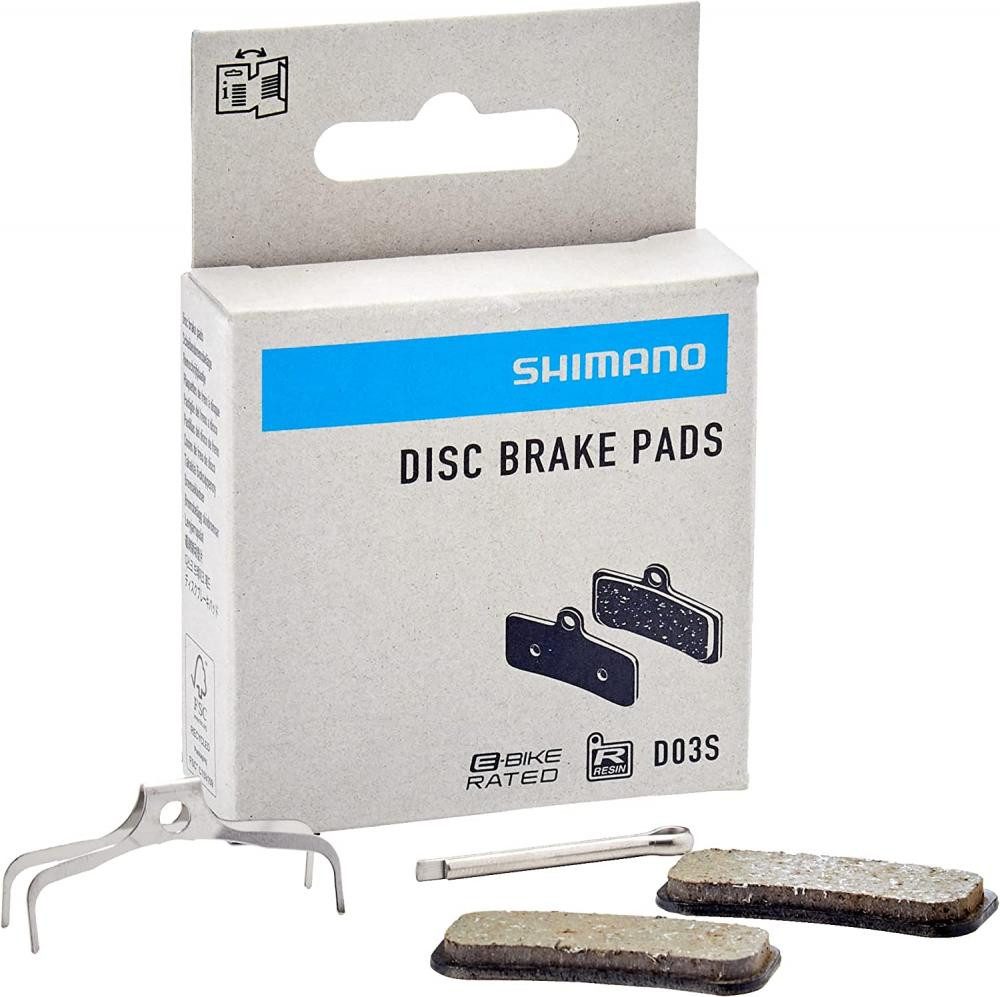 Shimano Scheibenbremsbeläge D03S-RX Resin Silber Modell 2027