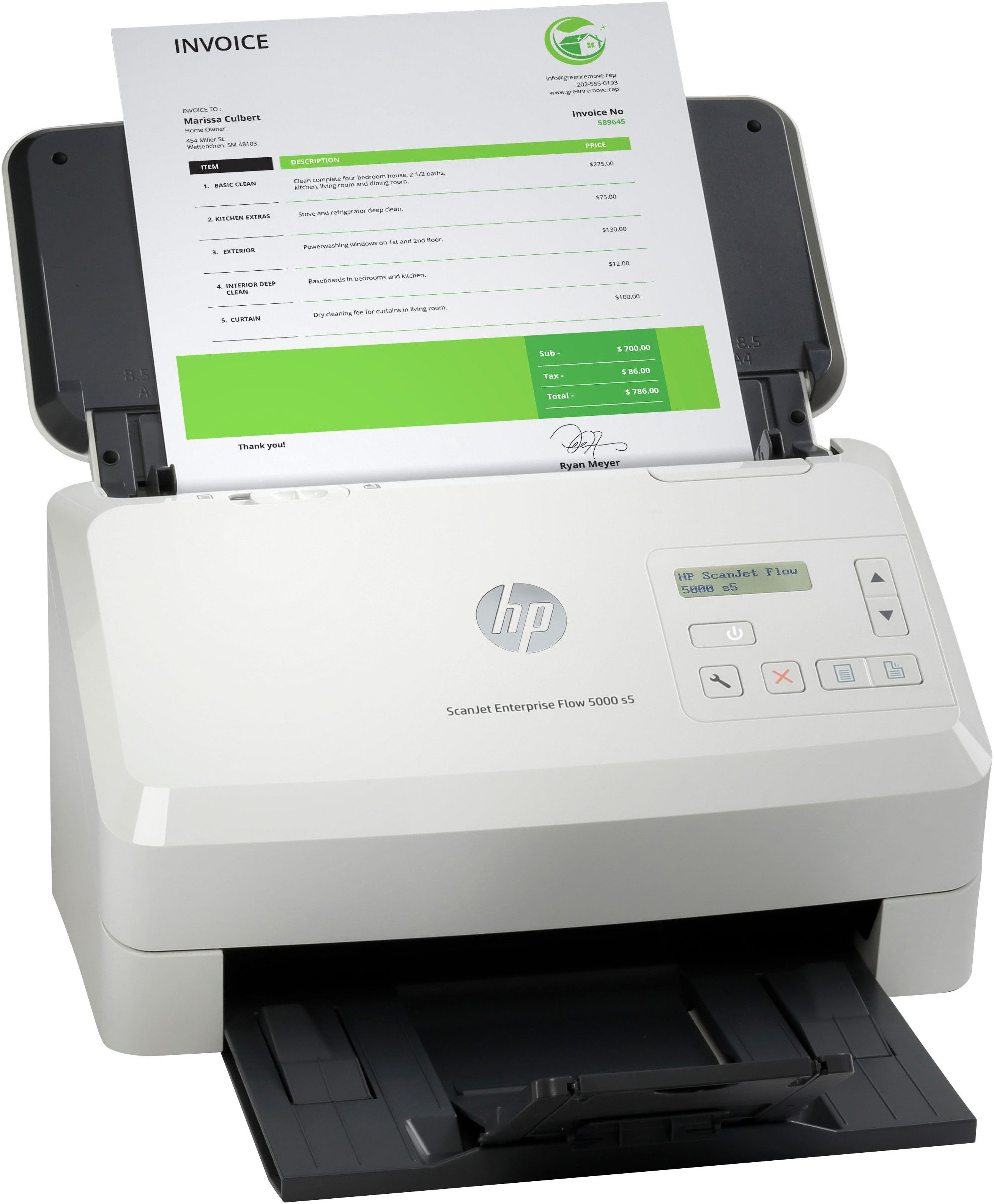 HP ScanJet Enterprise Flow 5000 s5 Scanner