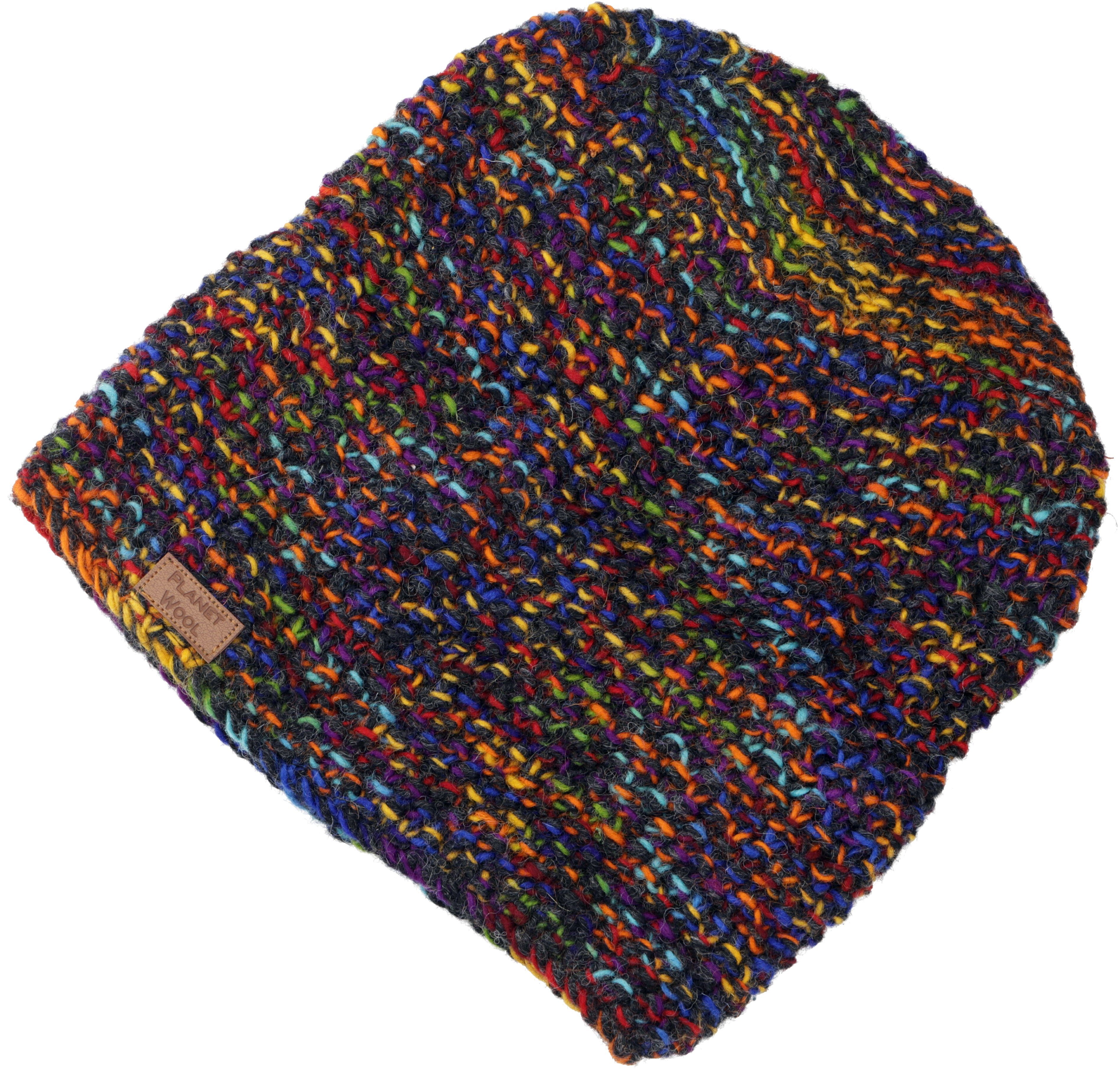 Guru-Shop Strickmütze Beanie Mütze, bunte Strickmütze, Wollmütze,.. – Bild 3 von 4
