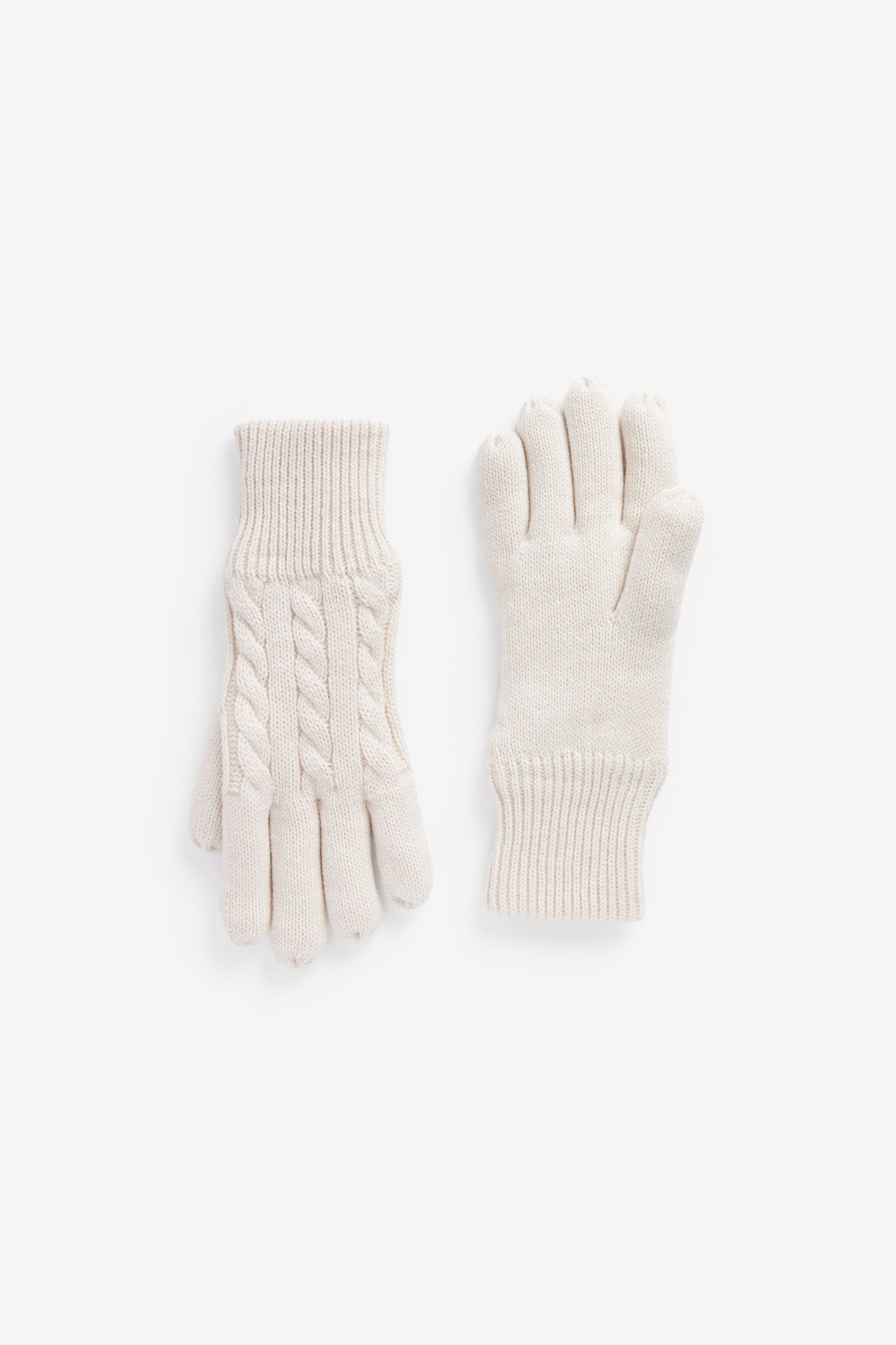 Next Strickhandschuhe »Heat Holders Handschuhe mit Zopfmuster«