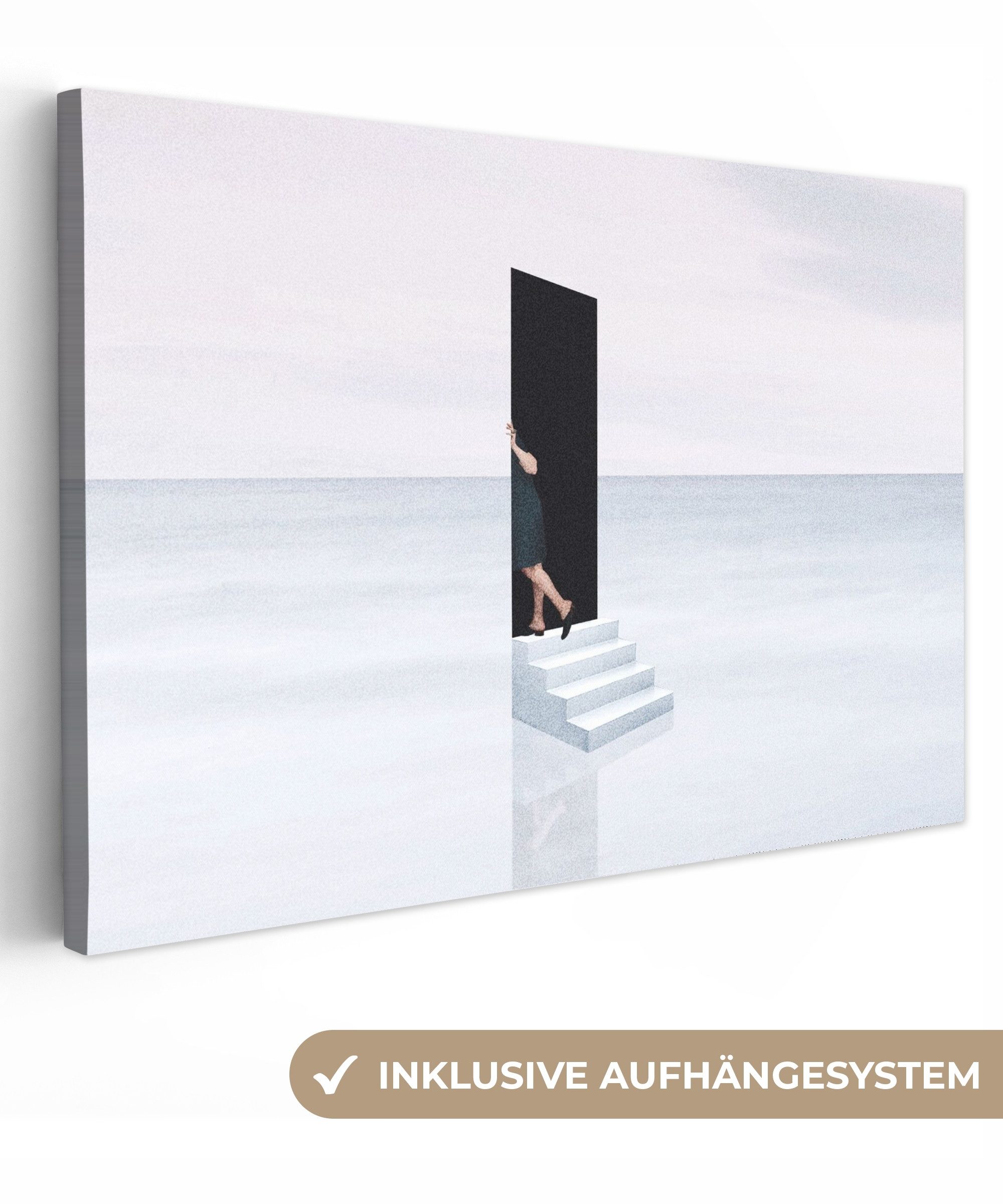 OneMillionCanvasses® Leinwandbild Vintage - Tür - günstig online kaufen