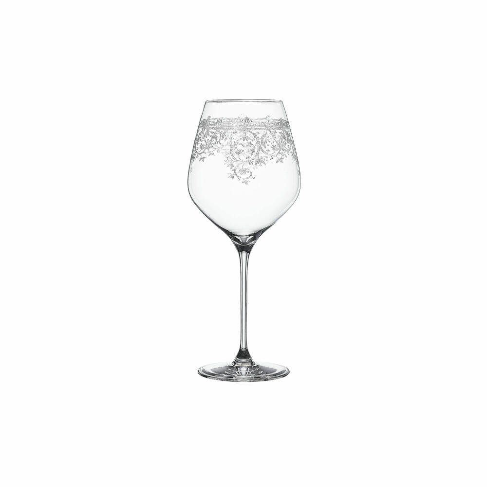 SPIEGELAU Rotweinglas Burgunderglas 2er Set Arabesque, 2-tlg., Kristallglas