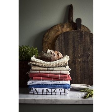 Lexington Geschirrtuch LEXINGTON Geschirrtuch Organic Cotton Terry White-Gray (50x70cm)