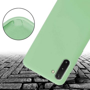 Cadorabo Handyhülle Samsung Galaxy NOTE 10 Samsung Galaxy NOTE 10, TPU Silikon Handy Schutzhülle - Hülle - Liquid Style - mit Handykette