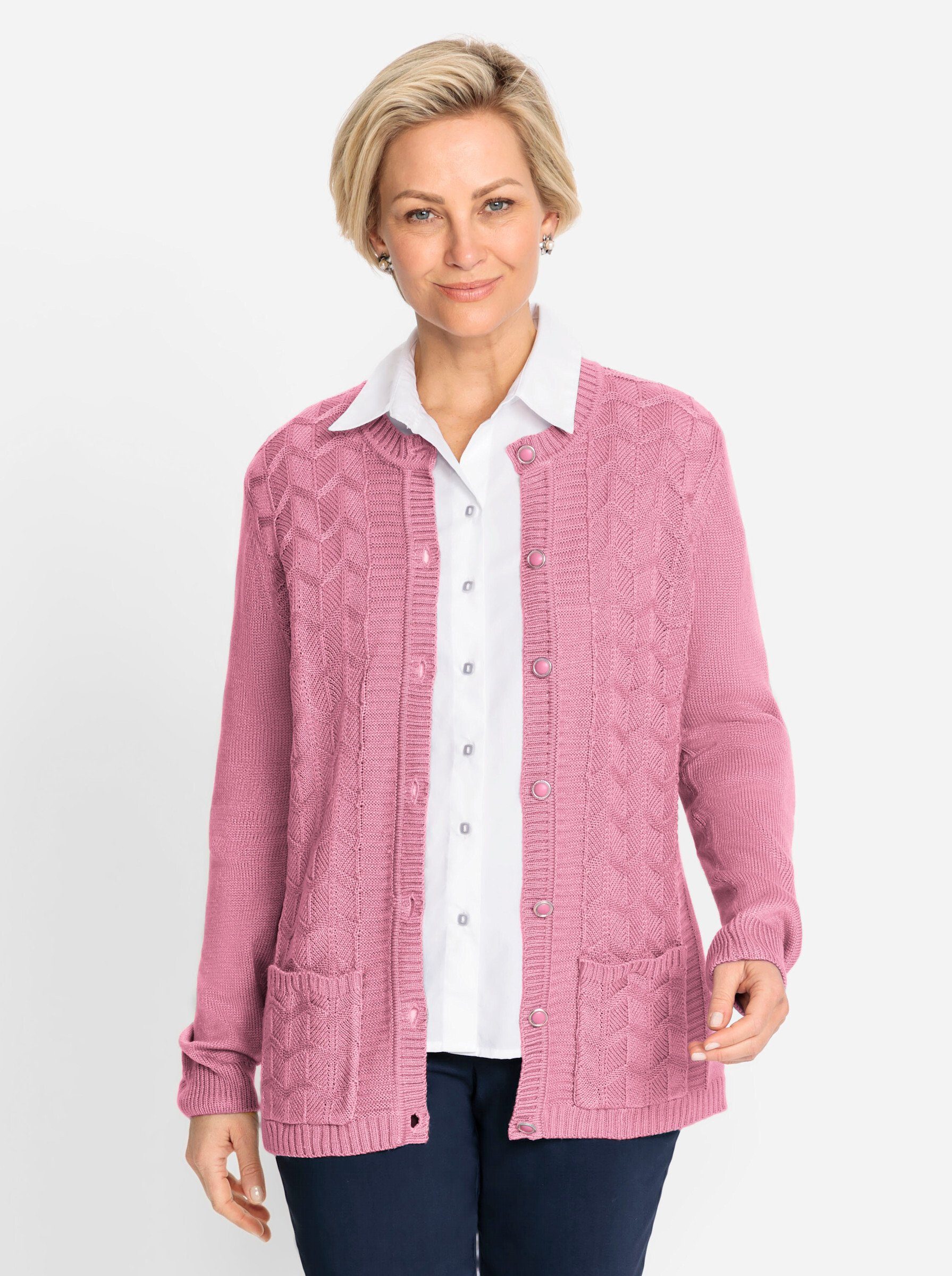 Strickjacke altrosa WEIDEN WITT