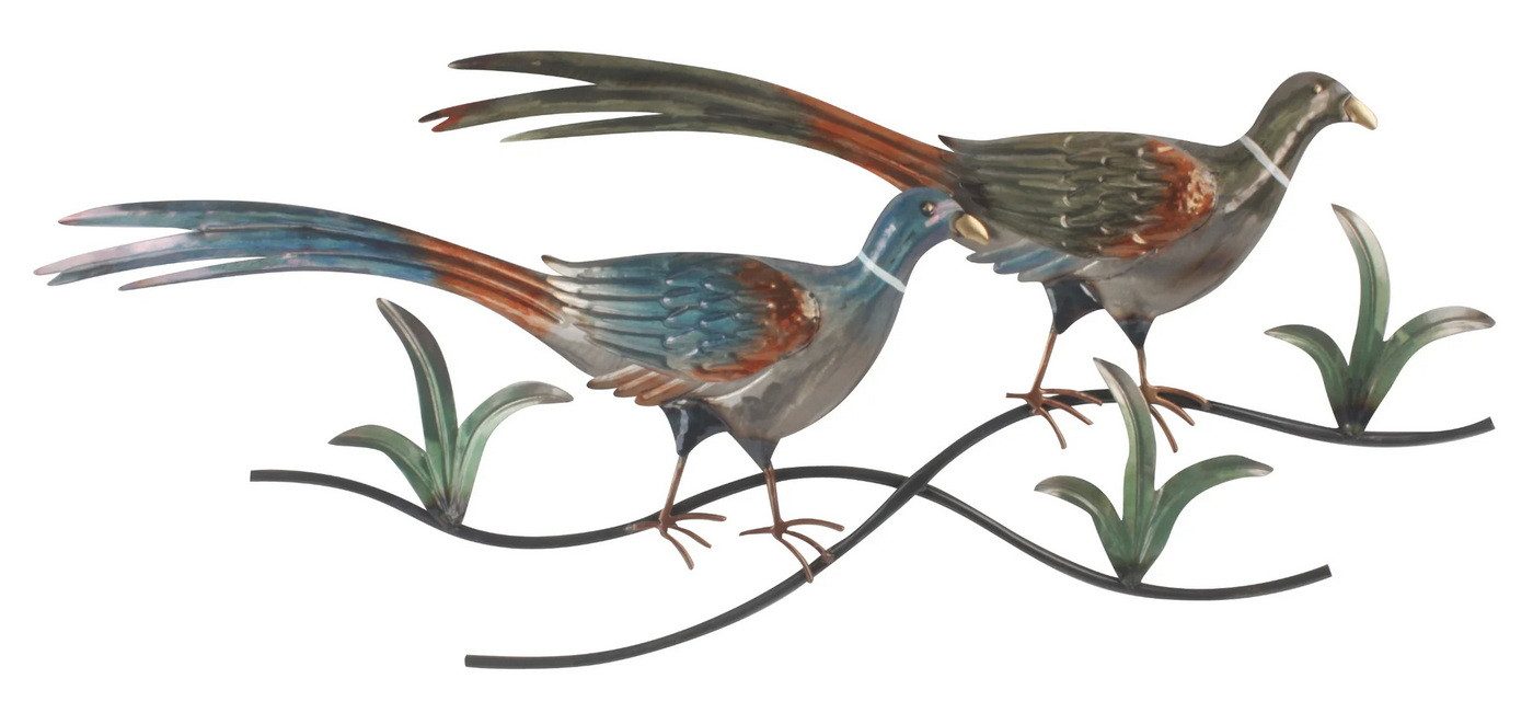Wanddekoobjekt Wanddeko Vögel Wandbild Deko Vogel Figur Wandhänger Skulptur Objekt