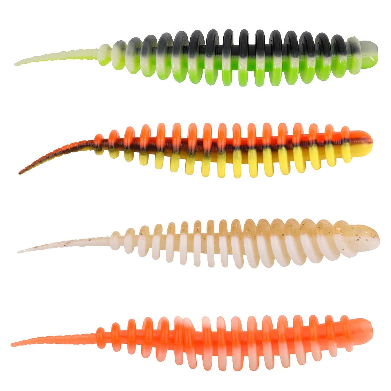 SPRO Kunstköder, Spro Trout Master Master Worm 6,5cm Mix Pack Bright Gummiköder