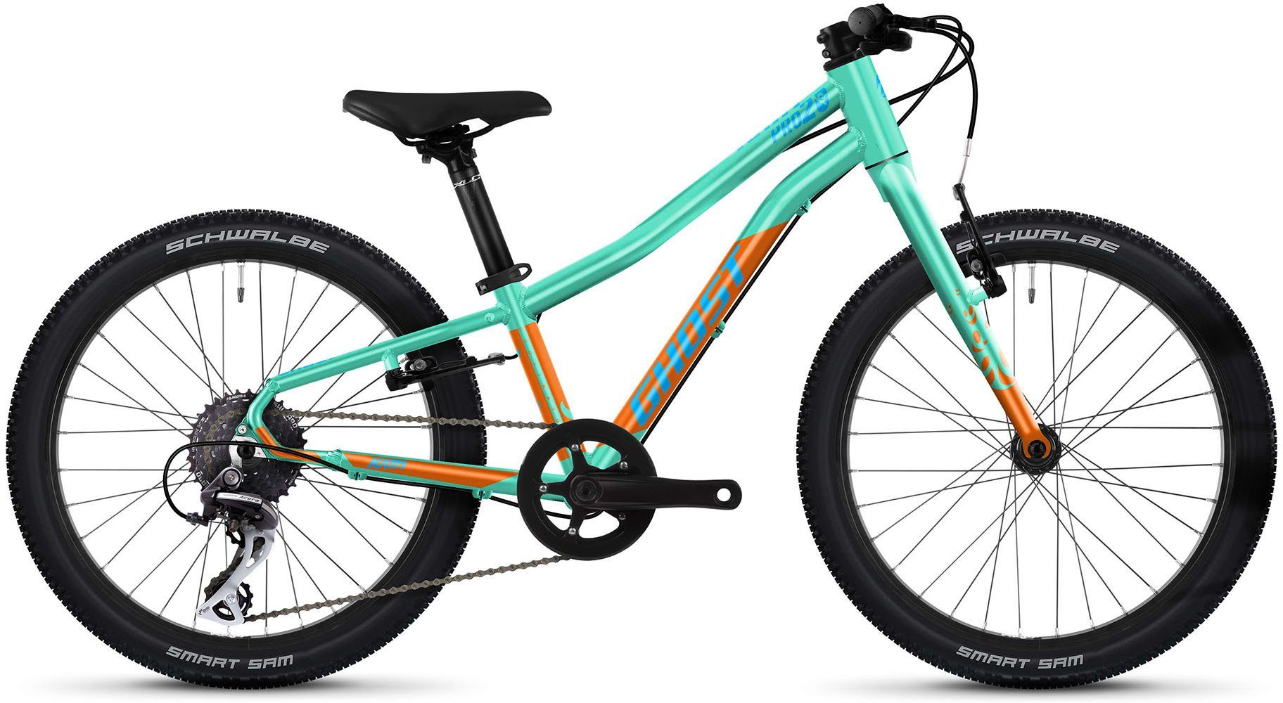 Ghost Jugendfahrrad Kato 20 Pro, 8 Gang Shimano Acera RD-M360 Schaltwerk, Kettenschaltung