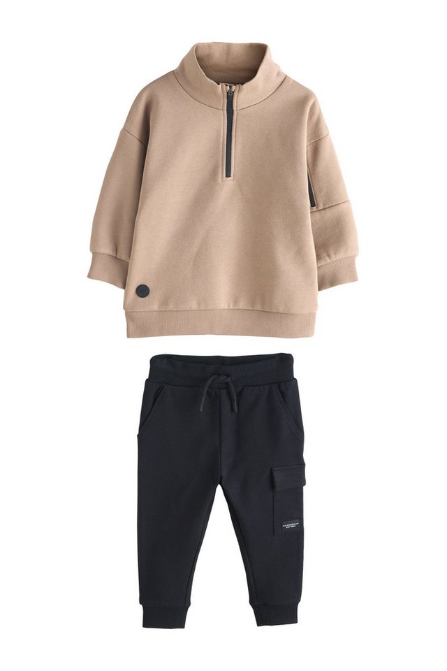 Next Sweatanzug Reißverschlussjacke und Jogginghose im Set (2-tlg)