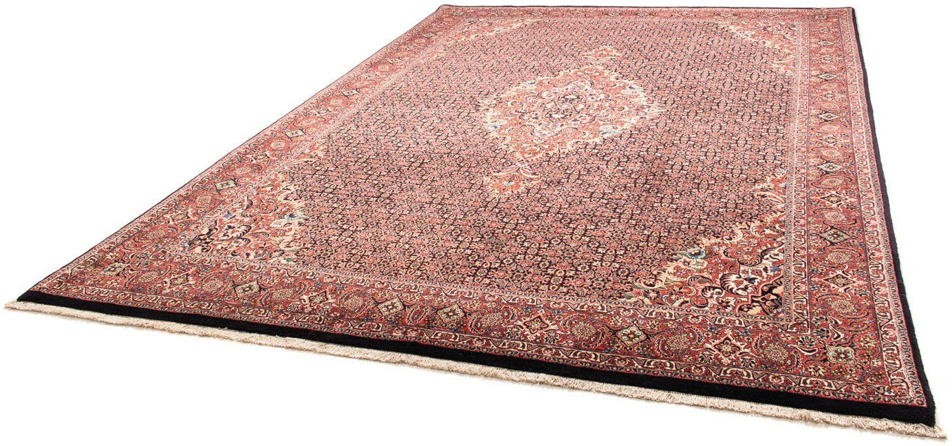 Orientteppich Perser - Bidjar - 355 x 246 cm - hellrot, morgenland, rechteckig, Höhe: 15 mm, Wohnzimmer, Handgeknüpft, Einzelstück mit Zertifikat