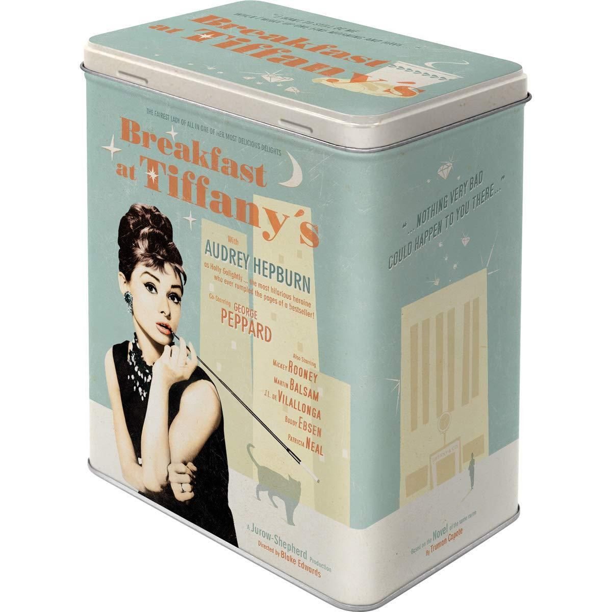 Nostalgic-Art Vorratsdose Vorratsdose L - Celebrities - Breakfast at Tiffany's Blue