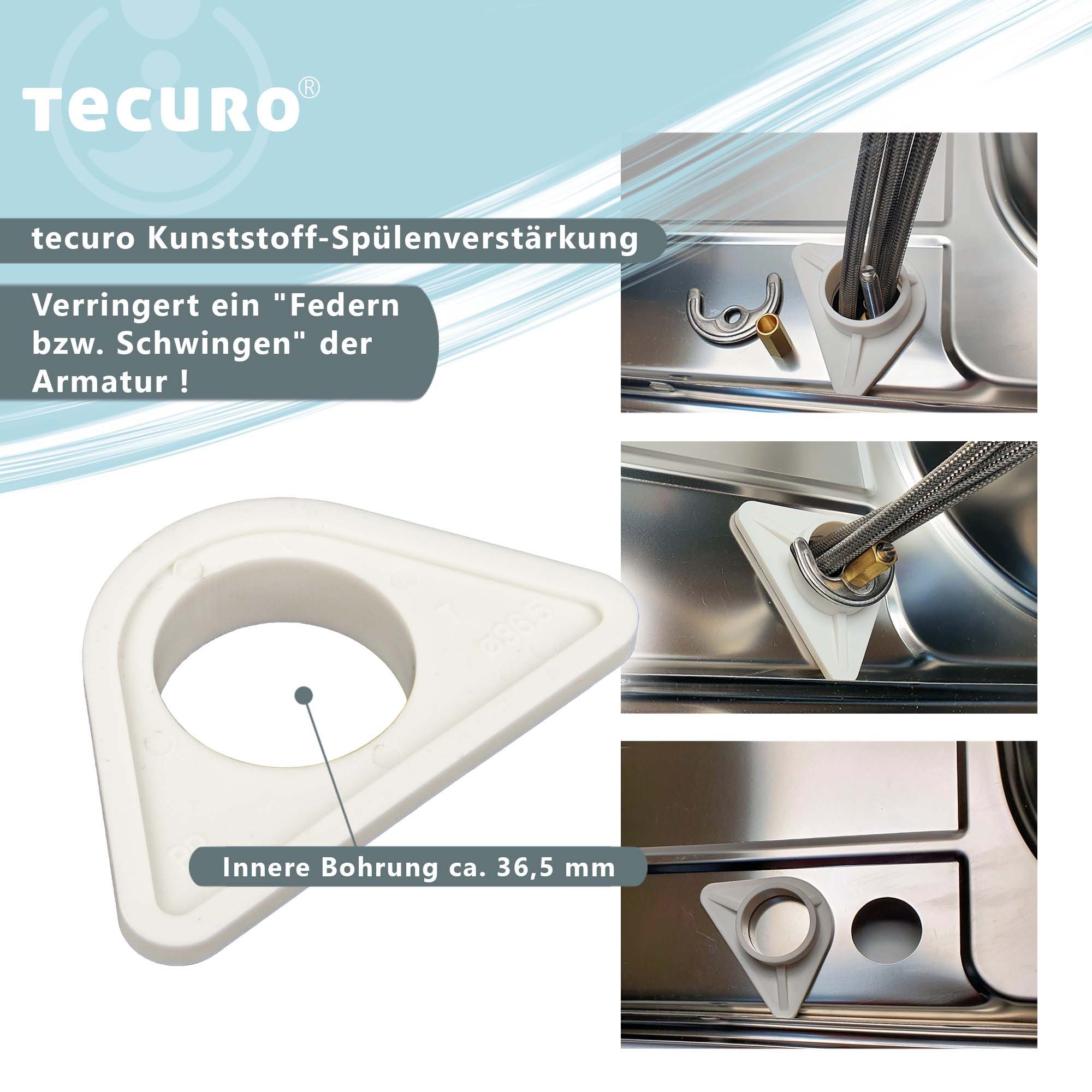 tecuro Spültischarmatur Spülenverstärkung Stabilisator für Armaturen günstig online kaufen