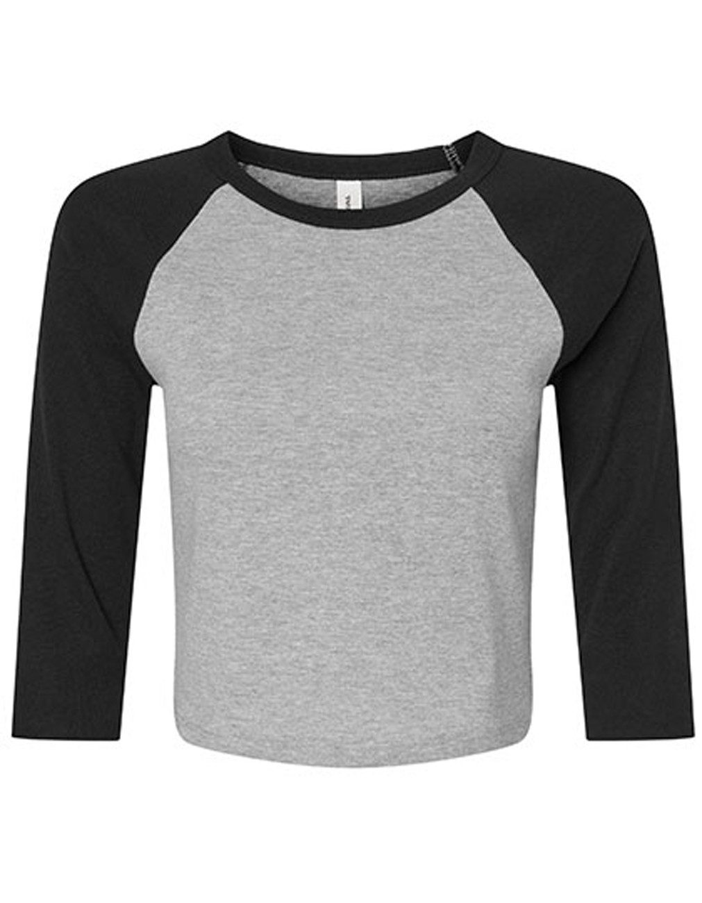 Bella Langarmshirt bauchfreies Damen Langarmshirt - 3/4 Raglan Shirt für Frauen Gr. XS bis XXL